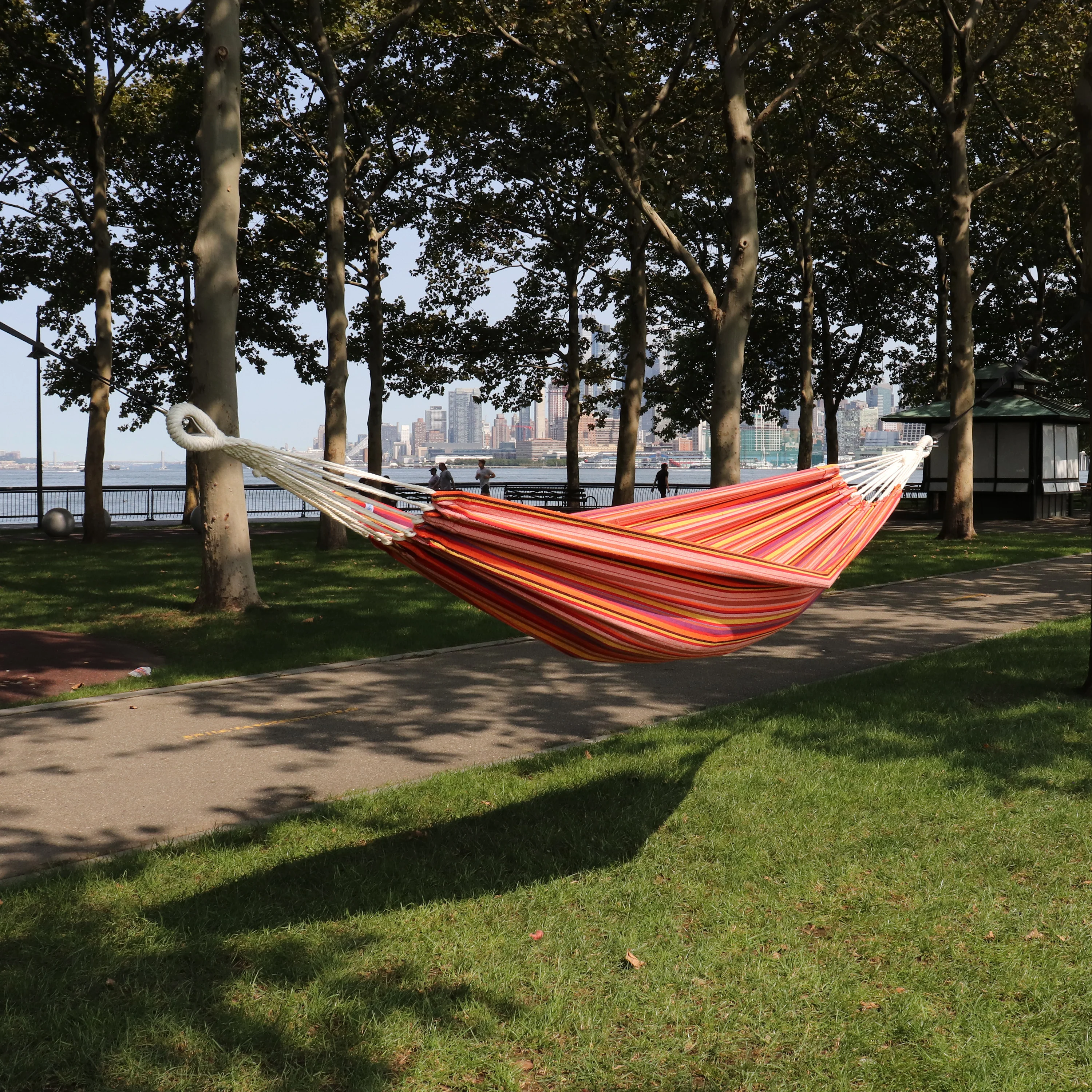 Bliss Hammocks BH-400-TA Hammock in a Bag w/ Rope loops & Hanging Hardware | 40-in. Wide | 220 Lb. Capacity (Toasted Almond) - Image 7