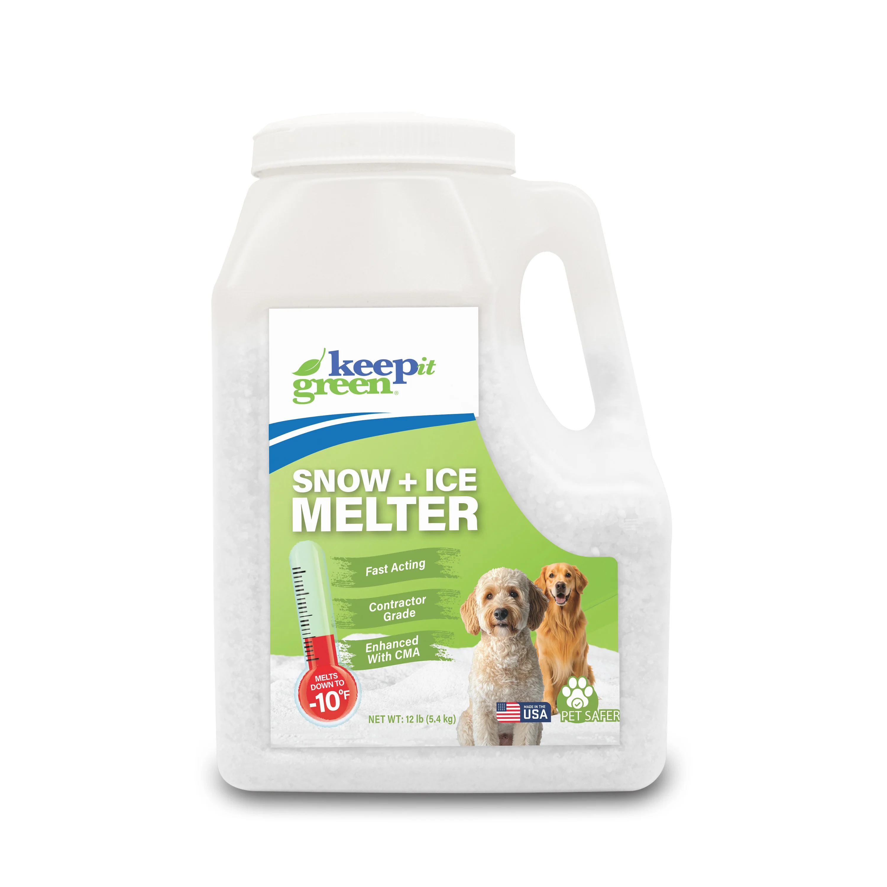 Snow Joe Keep it Green Pet-Safer Ice and Snow Melt and Deicer | 12-Lb. Bag | Melts Down To -10°F - Image 7