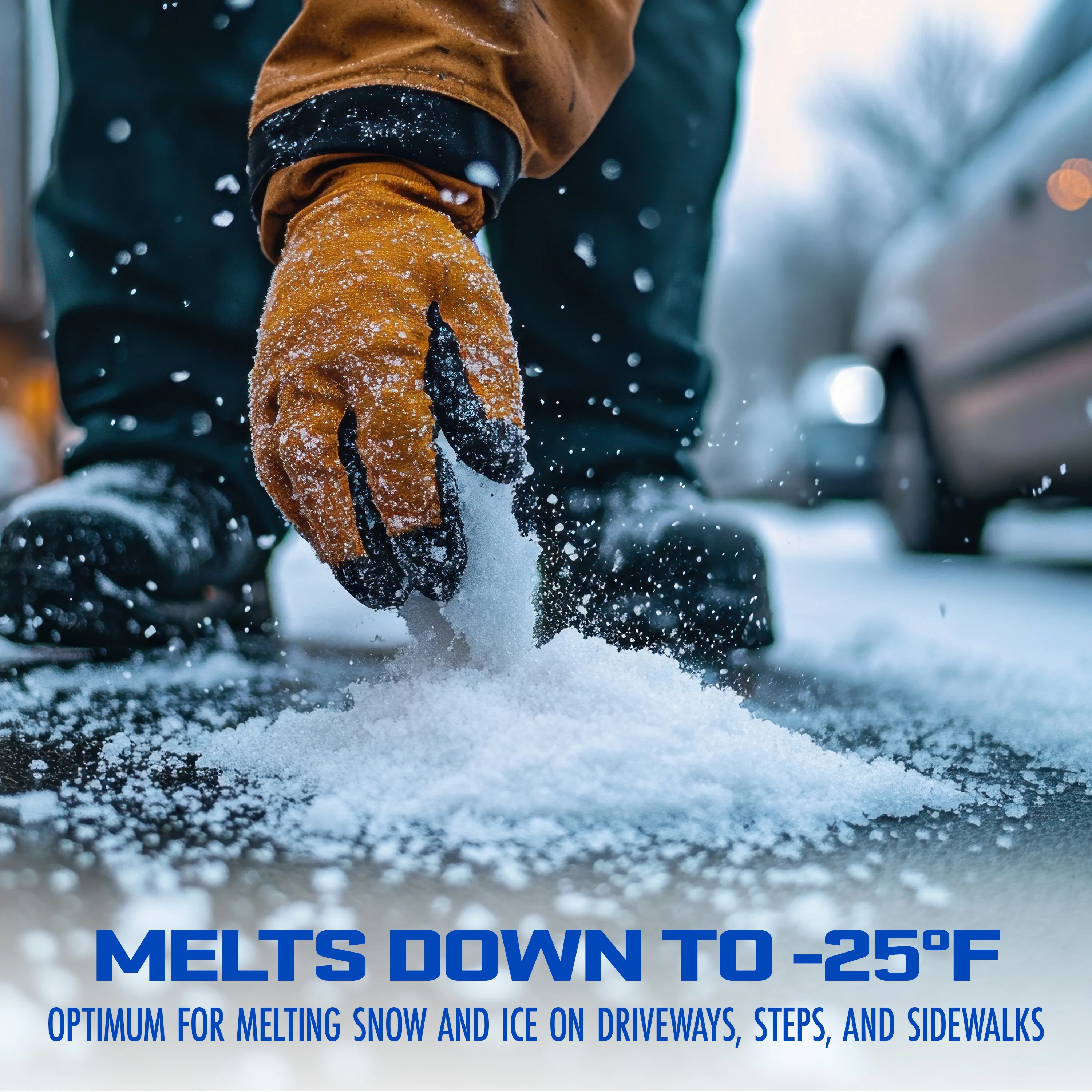 Pellets of Fire Calcium Chloride Ice and Snow Melt + Deicer | 20 Lb. Bag | Works to -25°F - Image 4
