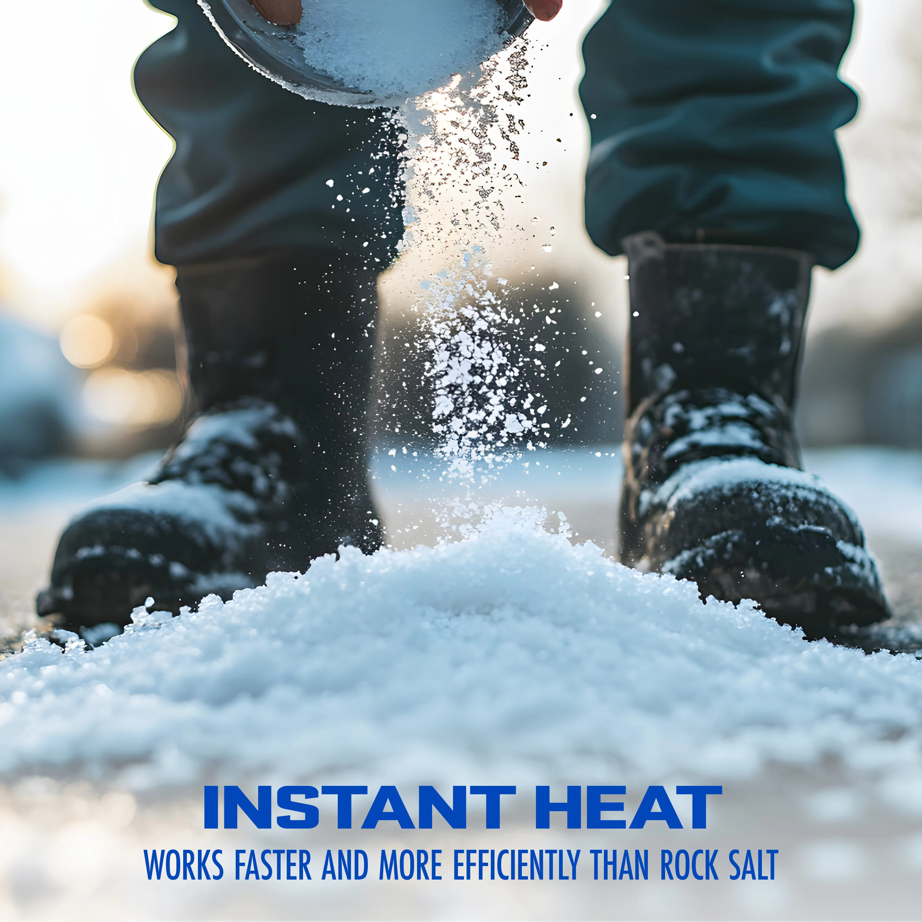 Pellets of Fire Calcium Chloride Ice and Snow Melt + Deicer | 20 Lb. Bag | Works to -25°F - Image 7