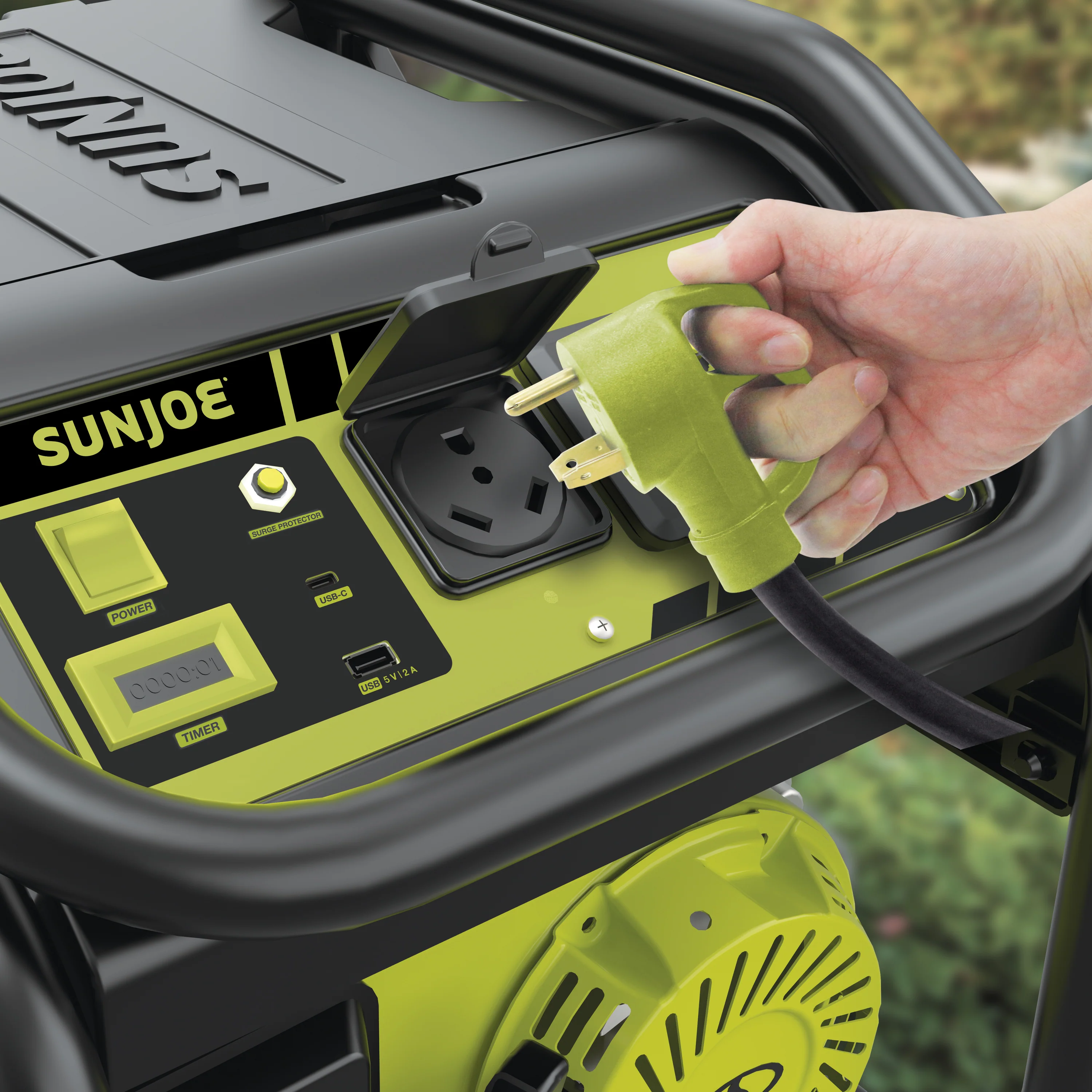 Power Joe Portable Propane Generator | Push-Button Electric + Recoil Start | Power Cooling System | 4100 Starting Watt | 3300 Running Watt | W/ Cover, Extension Cord, Magnetic DipStick, 24V 2.0-Ah Battery and Charger - Image 14