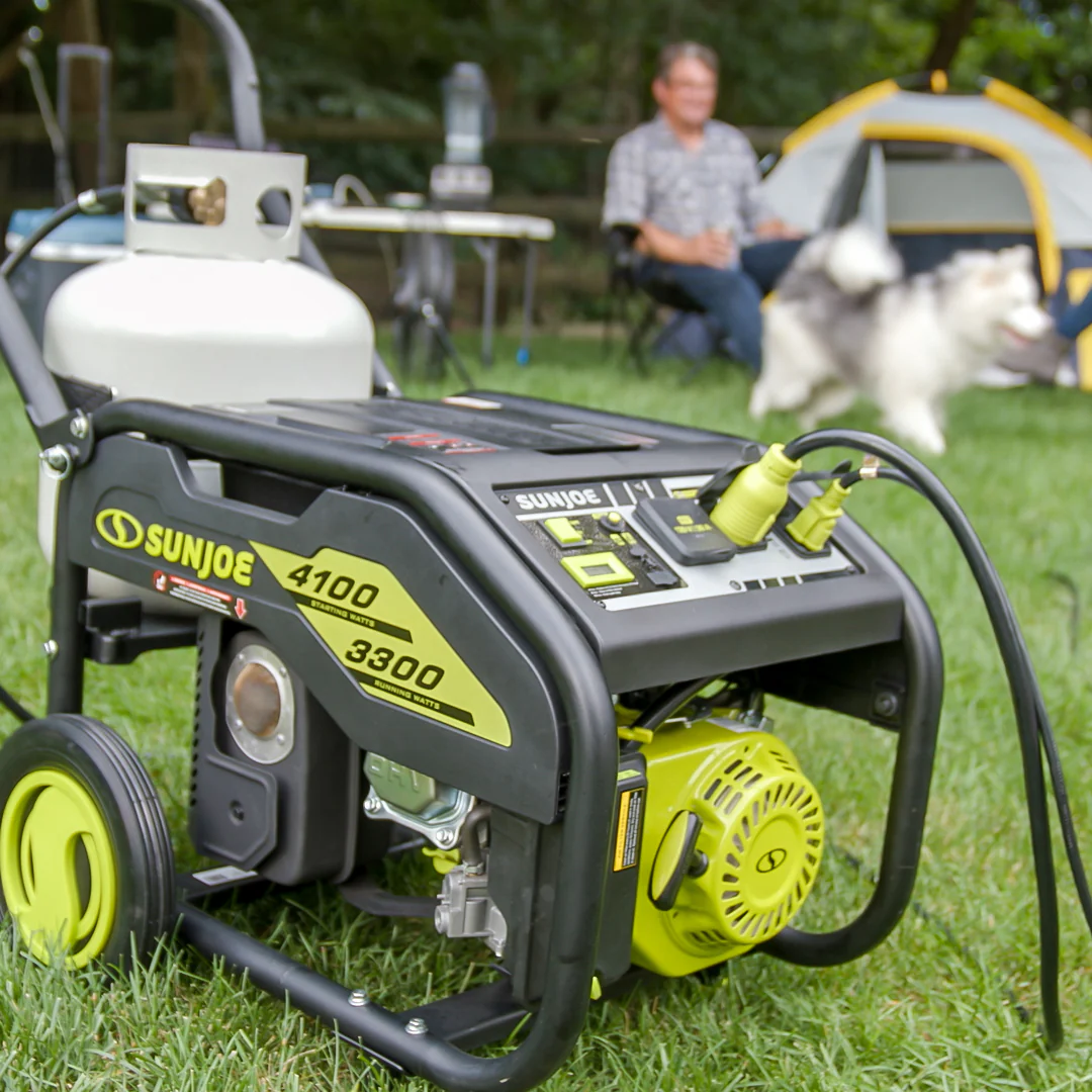 Power Joe Portable Propane Generator | Push-Button Electric + Recoil Start | Power Cooling System | 4100 Starting Watt | 3300 Running Watt | W/ Cover, Extension Cord, Magnetic DipStick, 24V 2.0-Ah Battery and Charger - Image 19