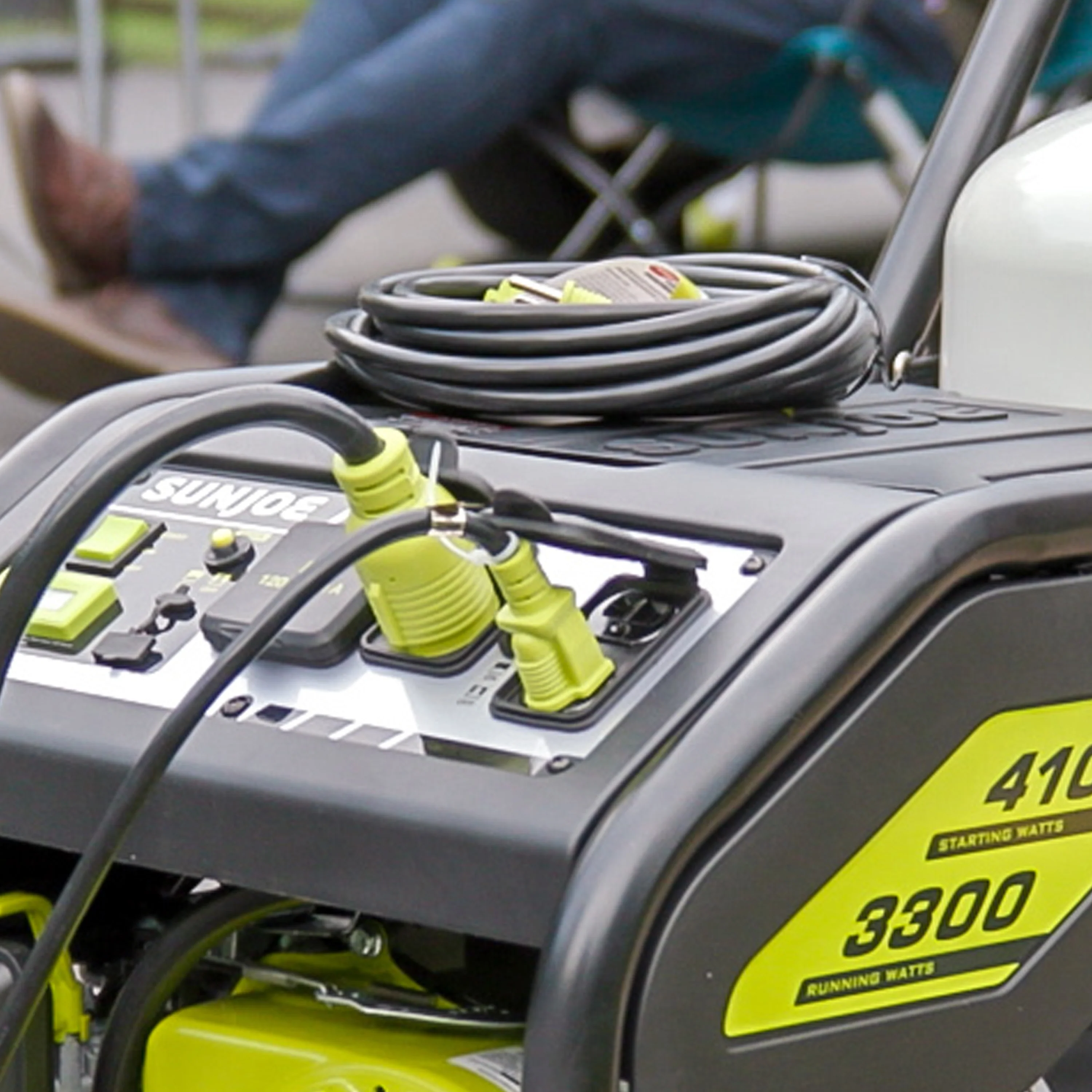 Power Joe Portable Propane Generator | Push-Button Electric + Recoil Start | Power Cooling System | 4100 Starting Watt | 3300 Running Watt | W/ Cover, Extension Cord, Magnetic DipStick, 24V 2.0-Ah Battery and Charger - Image 24