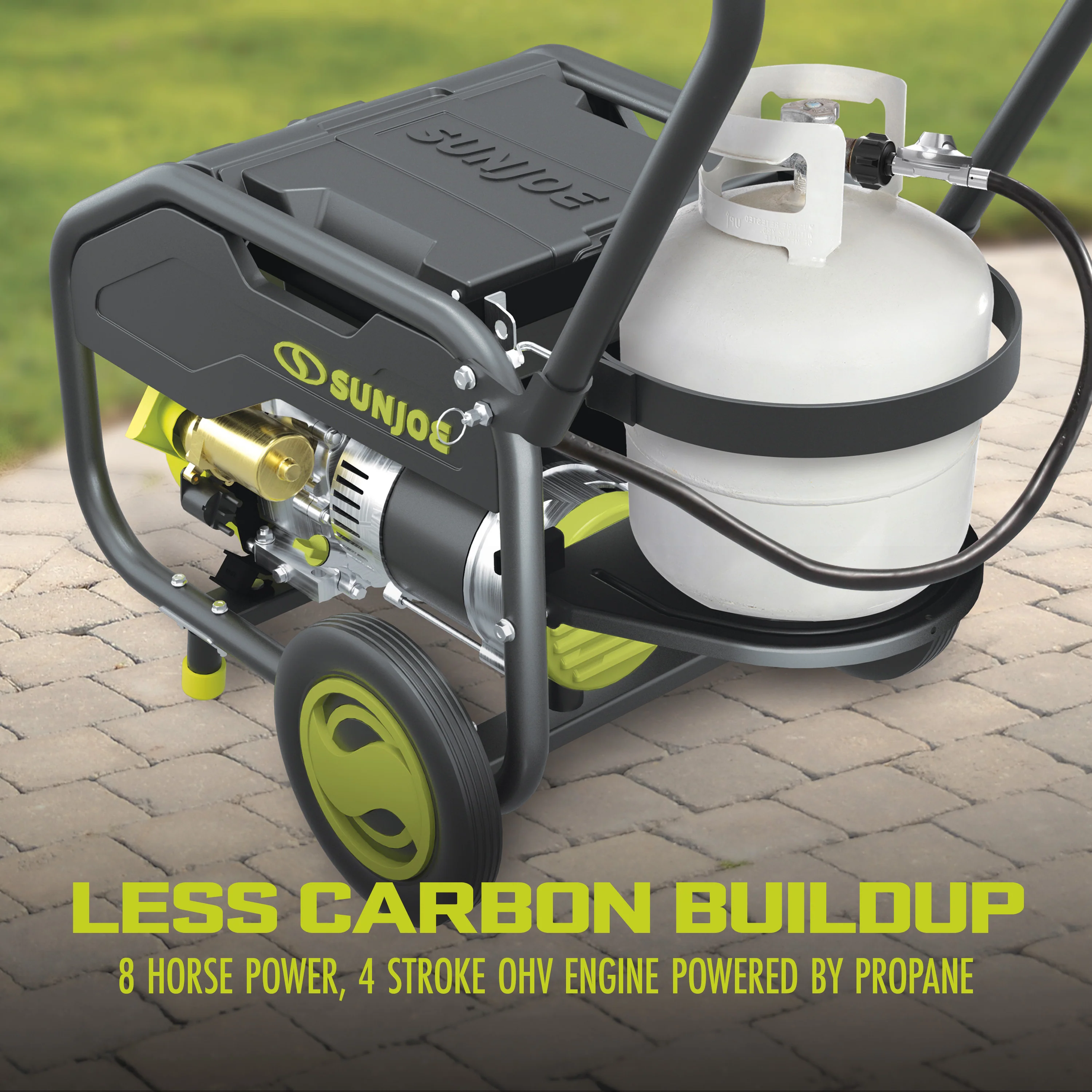 Power Joe Portable Propane Generator | Push-Button Electric + Recoil Start | Power Cooling System | 4100 Starting Watt | 3300 Running Watt | W/ Cover, Extension Cord, Magnetic DipStick, 24V 2.0-Ah Battery and Charger - Image 9