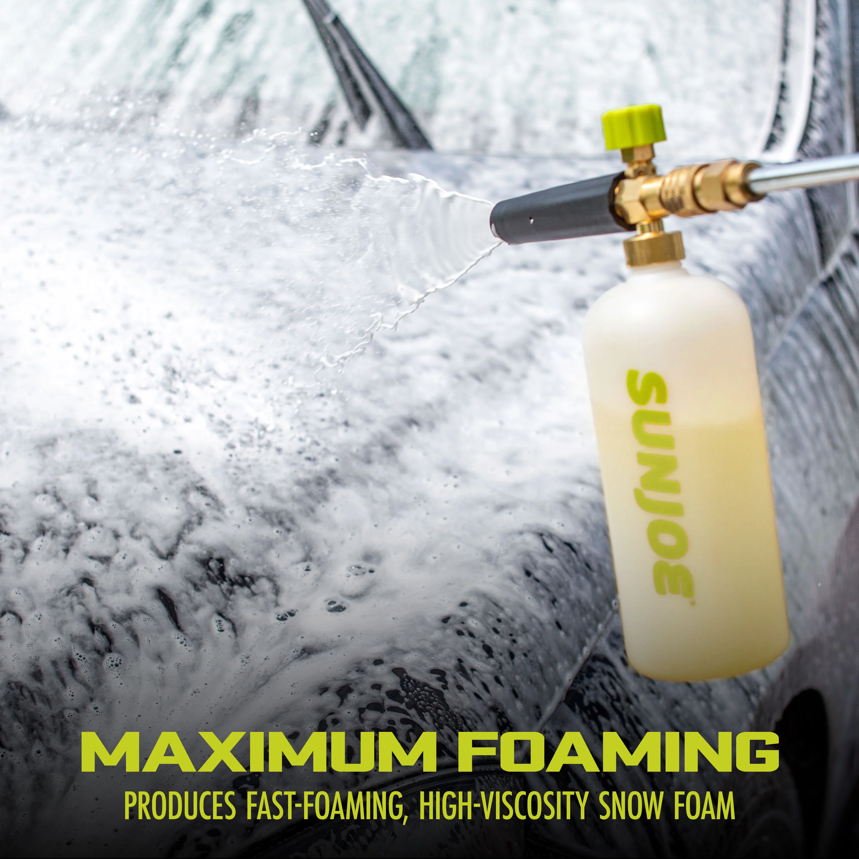 Sun Joe Premium Snow Foam Car Wash Soap and Cleaner | 1-Gal. | Orange-Vanilla Scent - Image 3