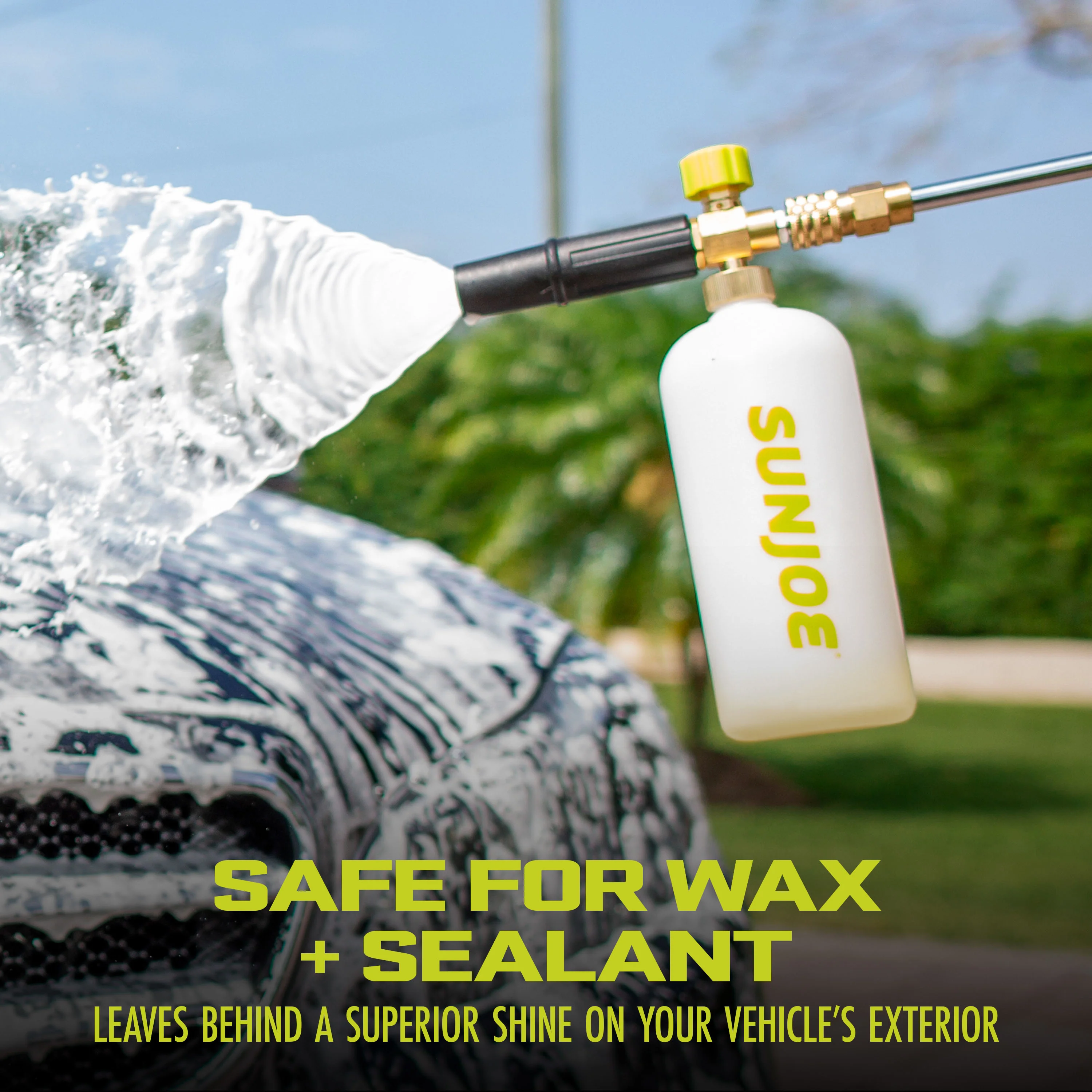 Sun Joe Premium Snow Foam Car Wash Soap and Cleaner | 1-Gal. | Orange-Vanilla Scent - Image 5