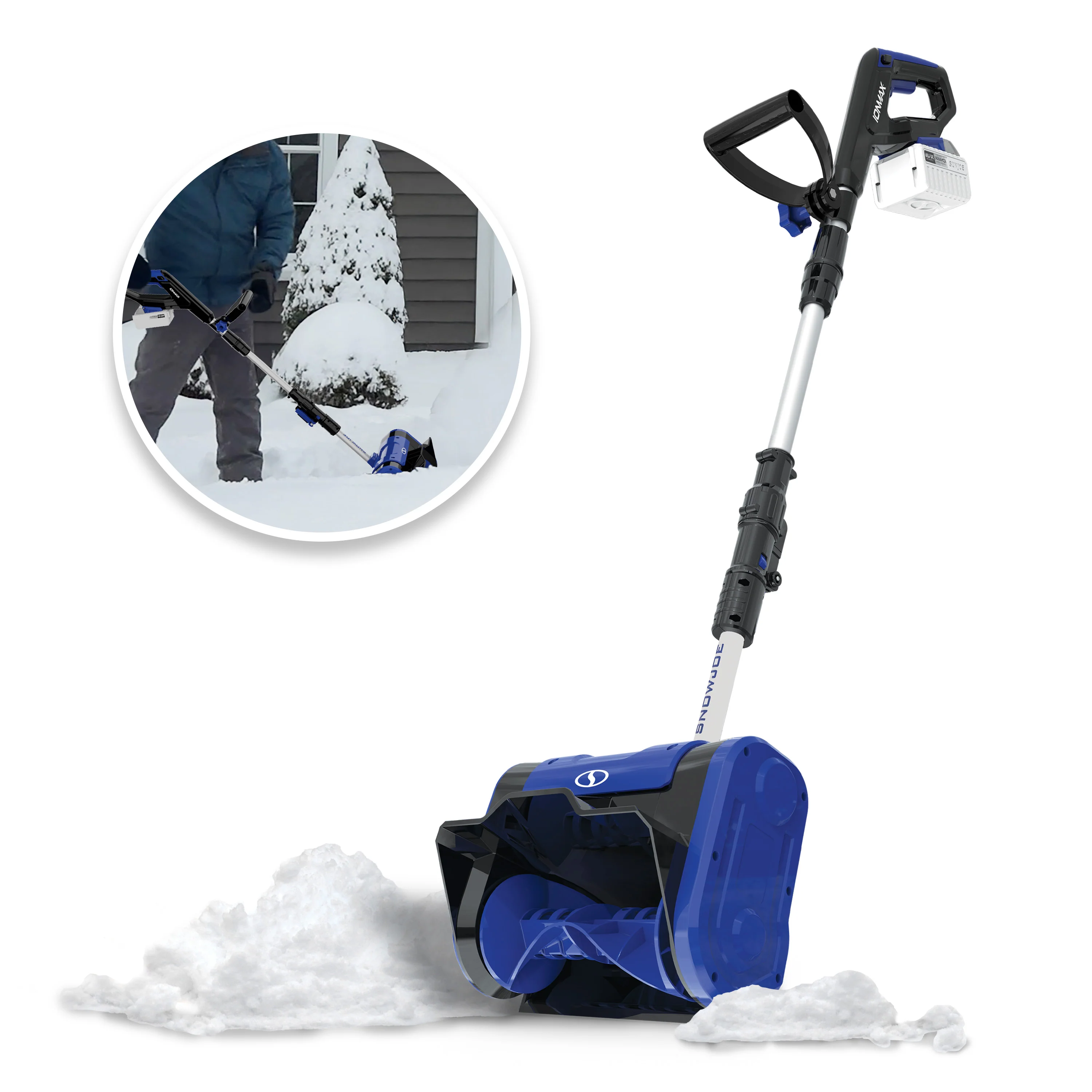 Snow Joe 24-Volt* IONMAX Cordless Snow Shovel Kit | 10-Inch | W/ 5.0-Ah Battery + Charger