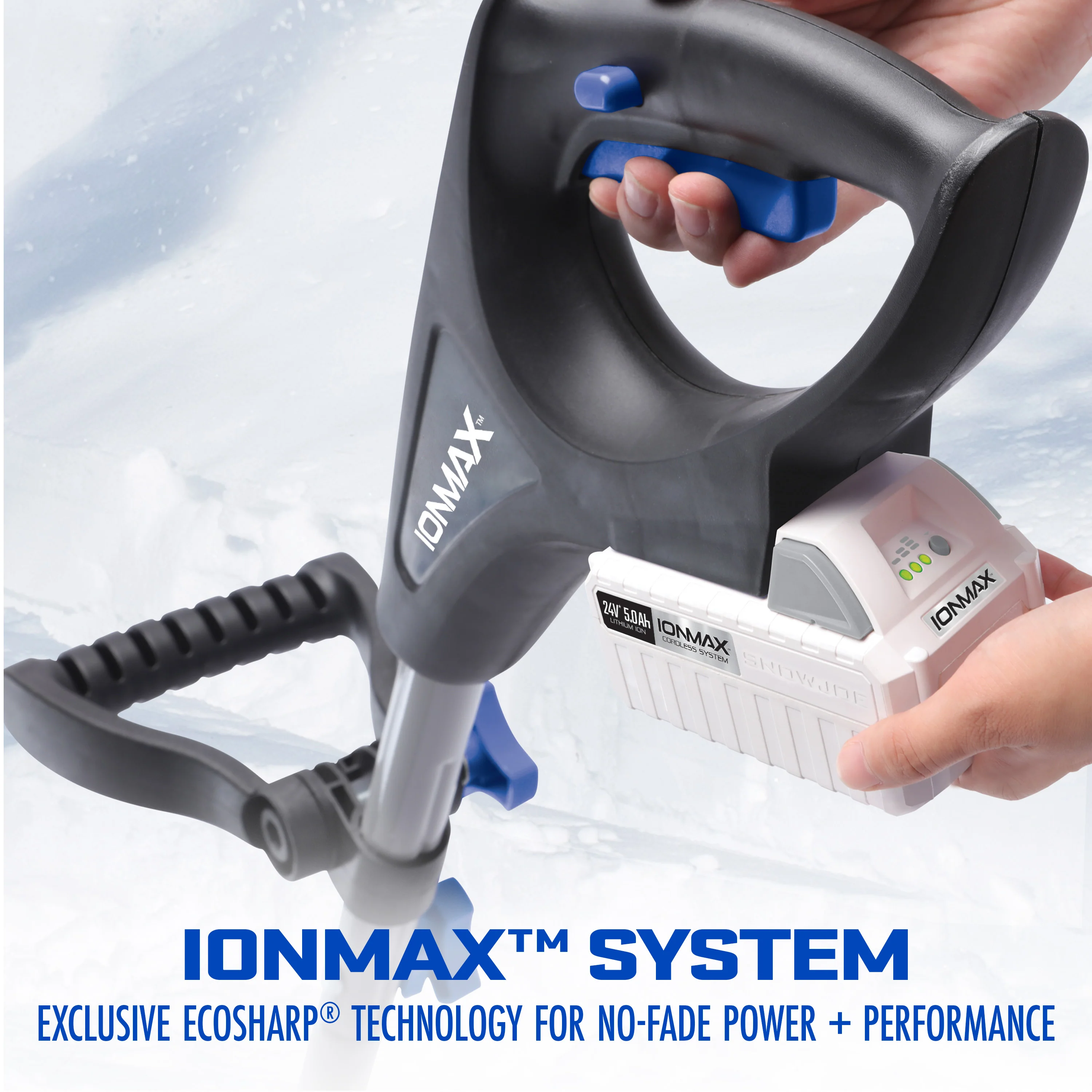 Snow Joe 24-Volt* IONMAX Cordless Snow Shovel Kit | 10-Inch | W/ 5.0-Ah Battery + Charger - Image 6
