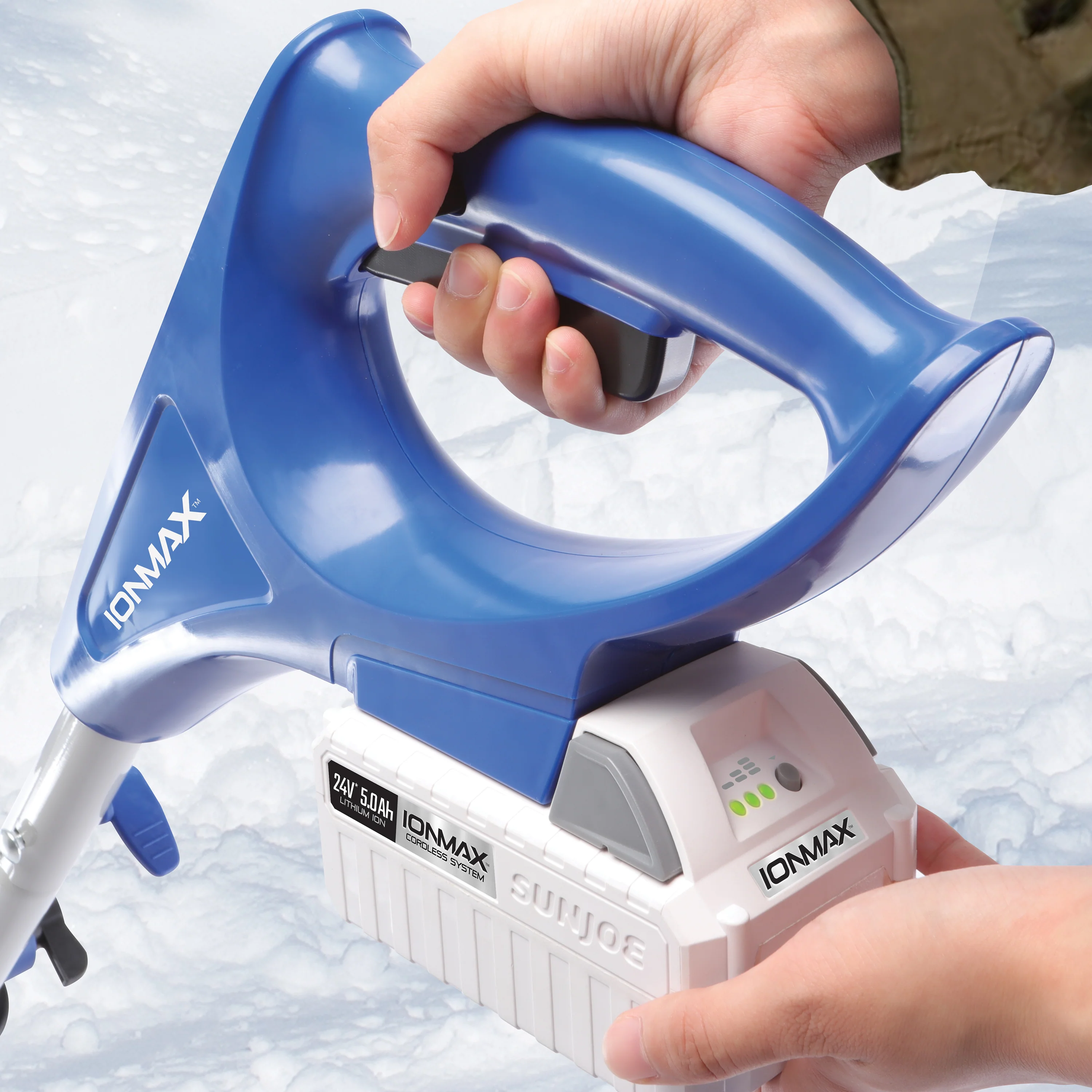 Snow Joe 24-Volt* IONMAX Cordless Snow Shovel Kit | 11-inch | W/ 5.0-Ah Battery + Charger - Image 12