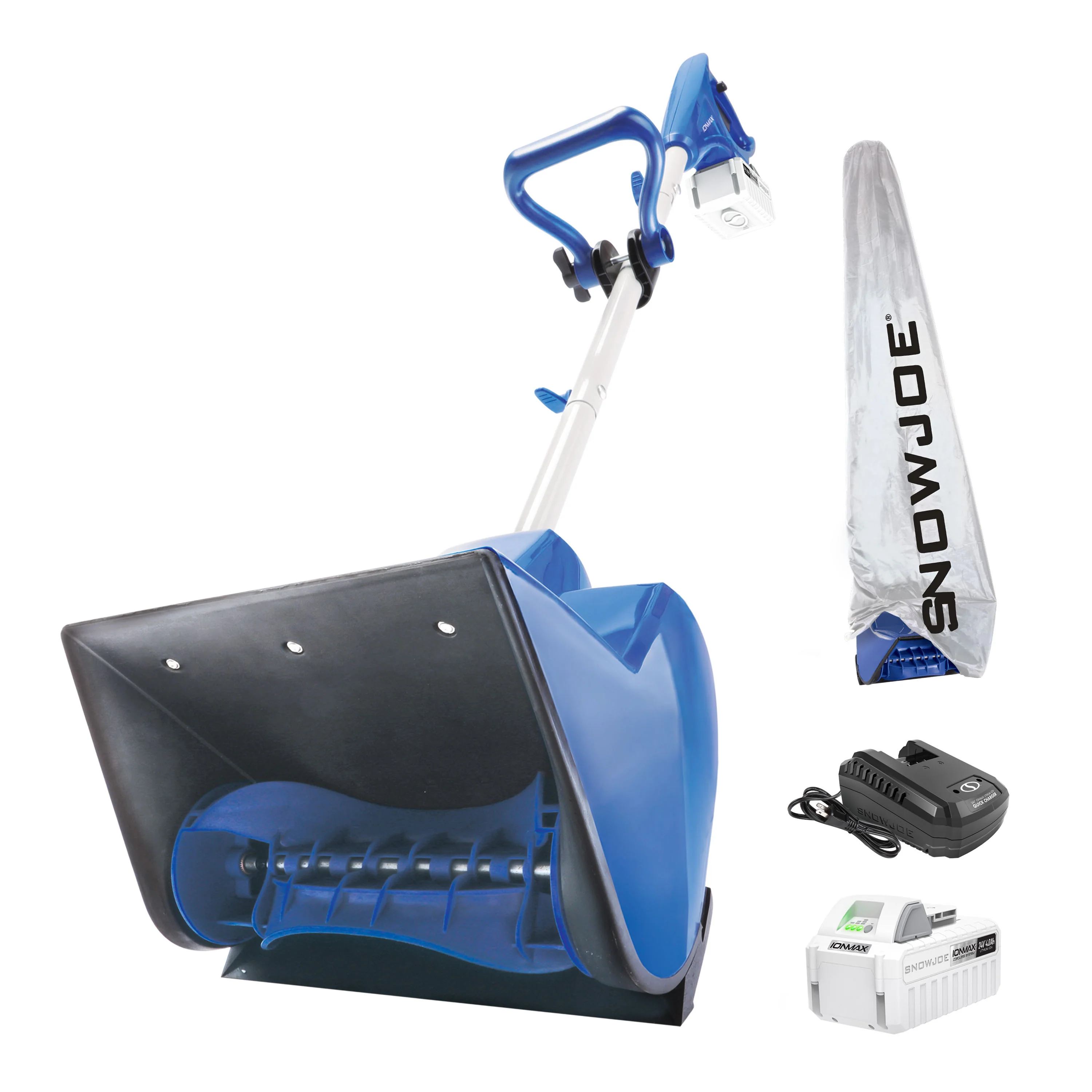 Snow Joe 24-Volt* IONMAX Cordless Snow Shovel Kit | 11-Inch | W/ Bonus Cover, 4.0-Ah Battery + Charger