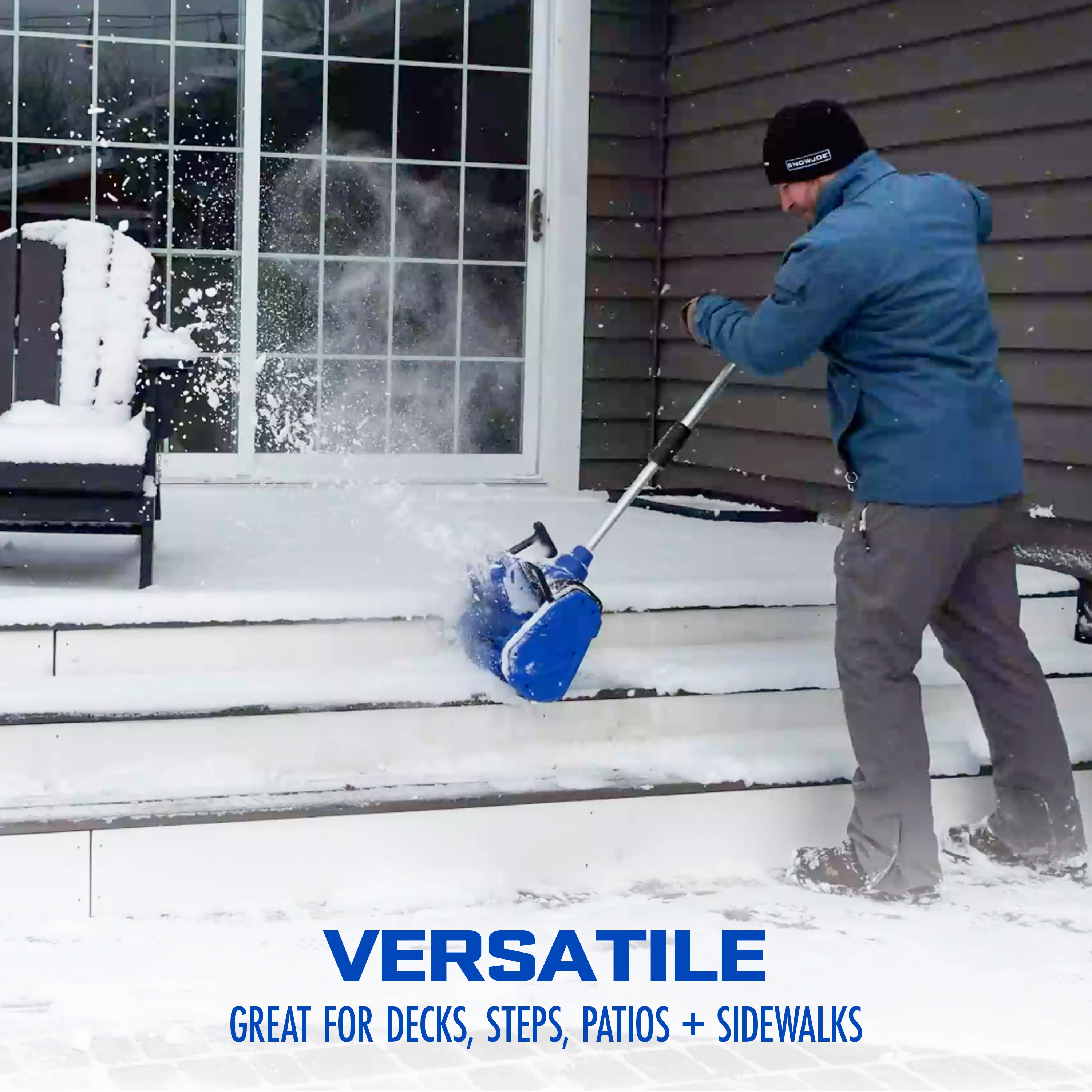 Snow Joe 24V-SS13.5-XR-SJB 24-Volt* IONMAX Cordless Snow Shovel Kit | 13.5 Inch | W/ 5.0-Ah Battery and Charger | Directional Control - Image 3