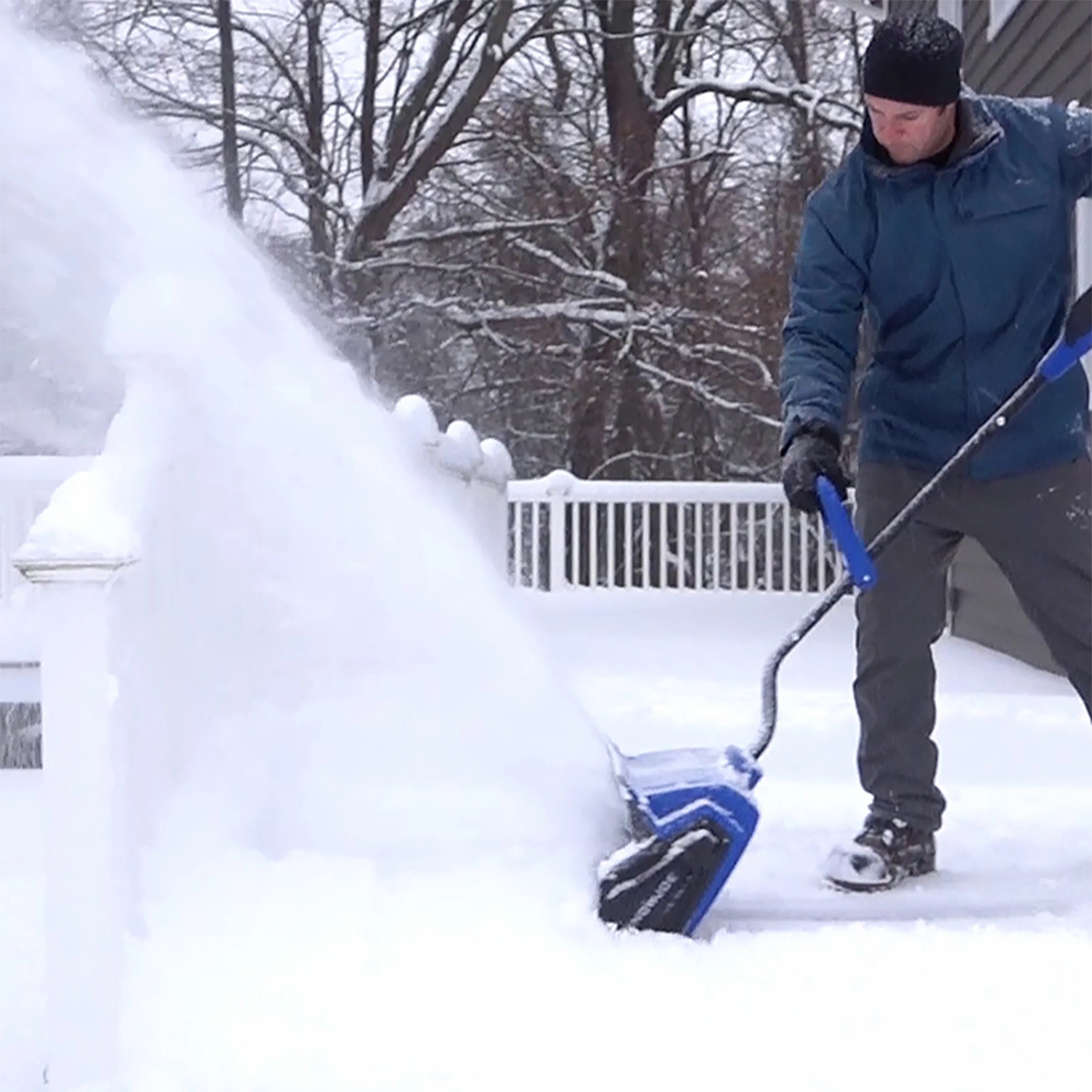Snow Joe 24-Volt* IONMAX Cordless Snow Shovel Bundle | W/ 4.0-Ah Battery, Charger, Battery Holder, and Cover - Image 10