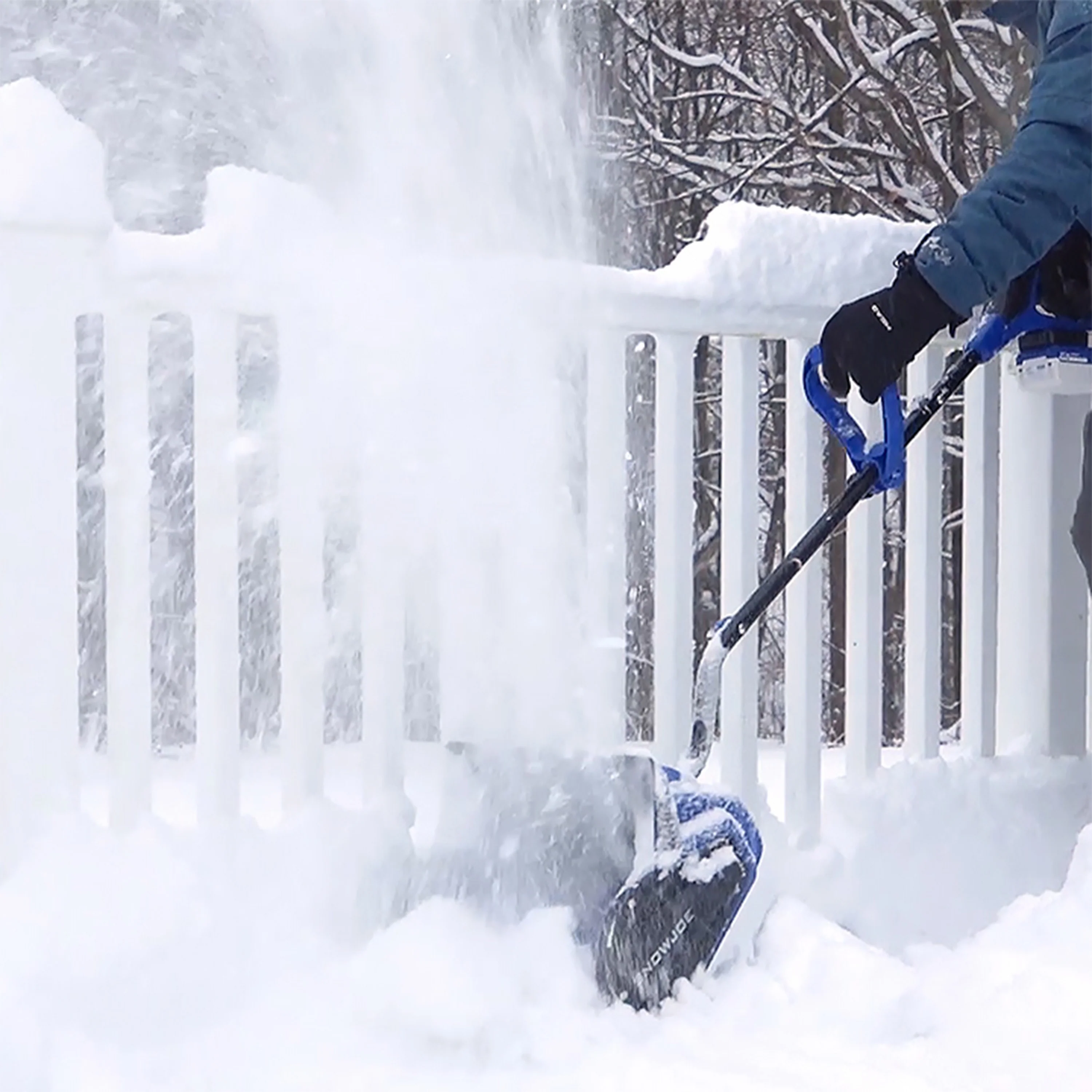 Snow Joe 24-Volt* IONMAX Cordless Snow Shovel Bundle | W/ 4.0-Ah Battery, Charger, Battery Holder, and Cover - Image 13