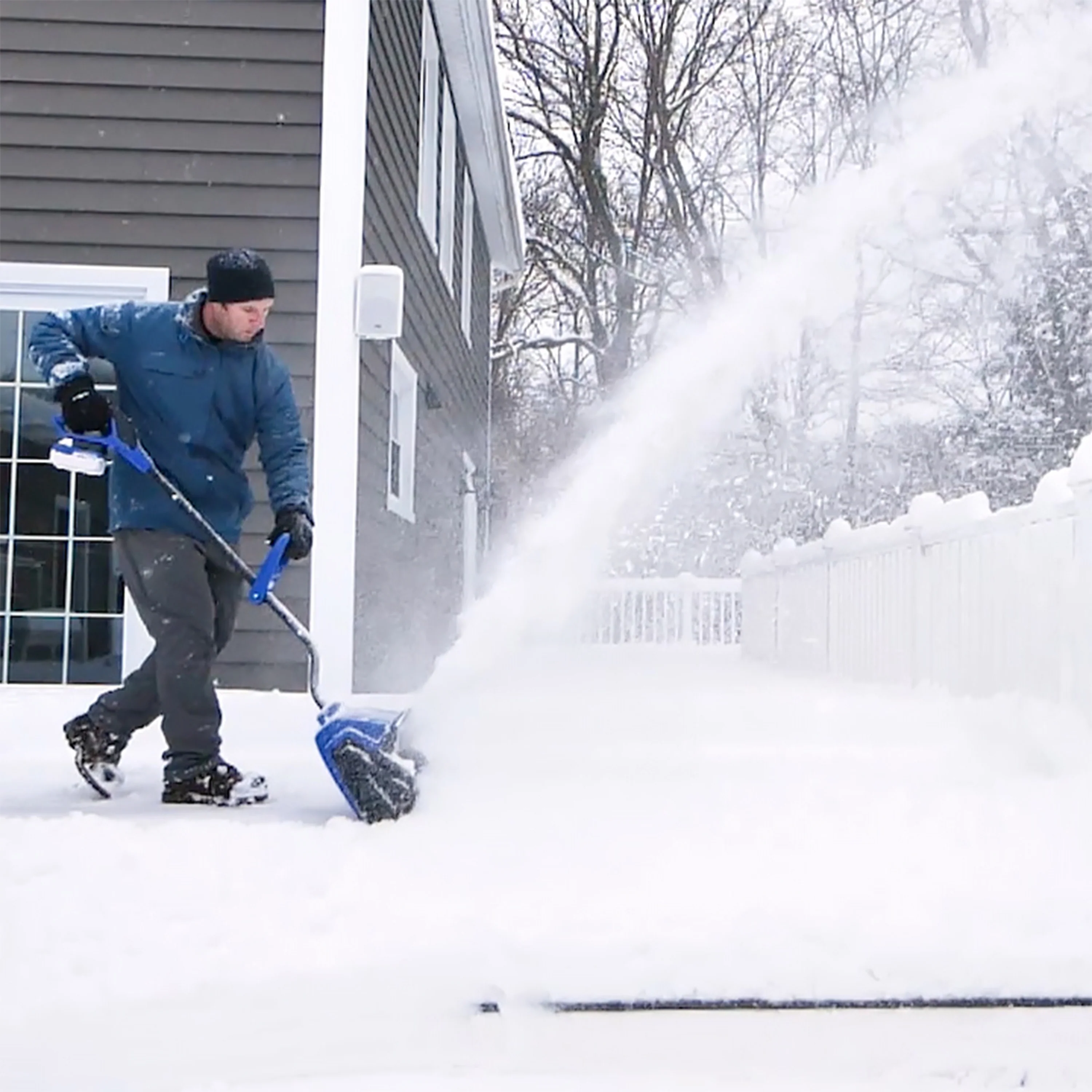 Snow Joe 24-Volt* IONMAX Cordless Snow Shovel Bundle | W/ 4.0-Ah Battery, Charger, Battery Holder, and Cover - Image 14