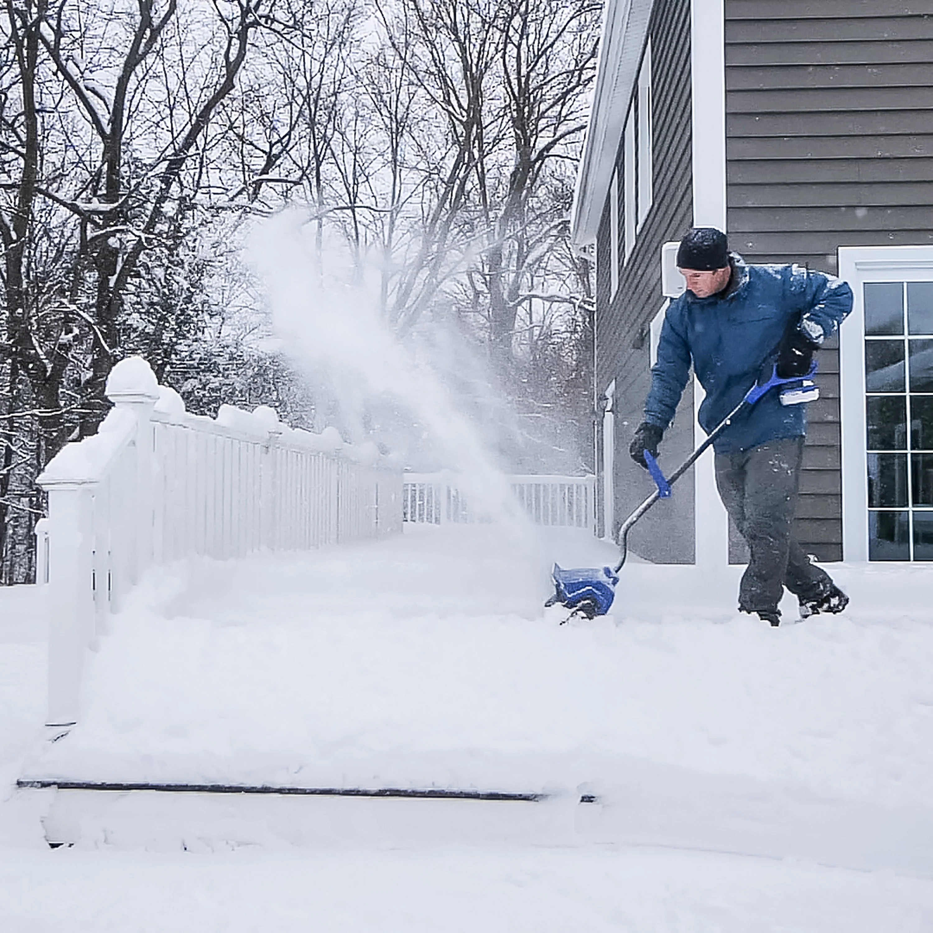 Snow Joe 24-Volt* IONMAX Cordless Snow Shovel Bundle | W/ 4.0-Ah Battery, Charger, Cover, Ice Scraper and Extended Warranty - Image 15