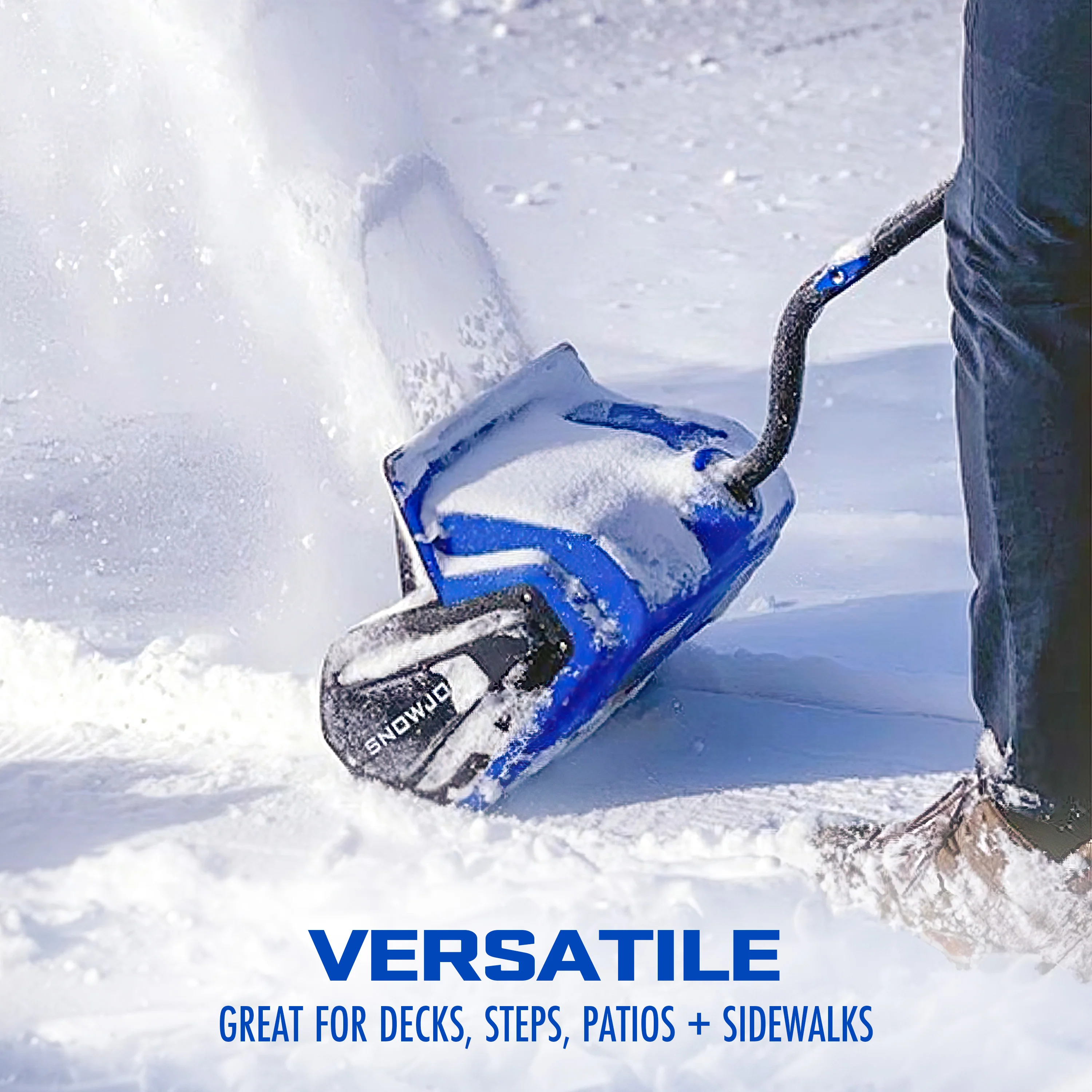 Snow Joe 24-Volt* IONMAX Cordless Snow Shovel Bundle | 13-Inch | W/ 5.0-Ah Battery, Charger, 2 x Battery Holders, and Cover - Image 4