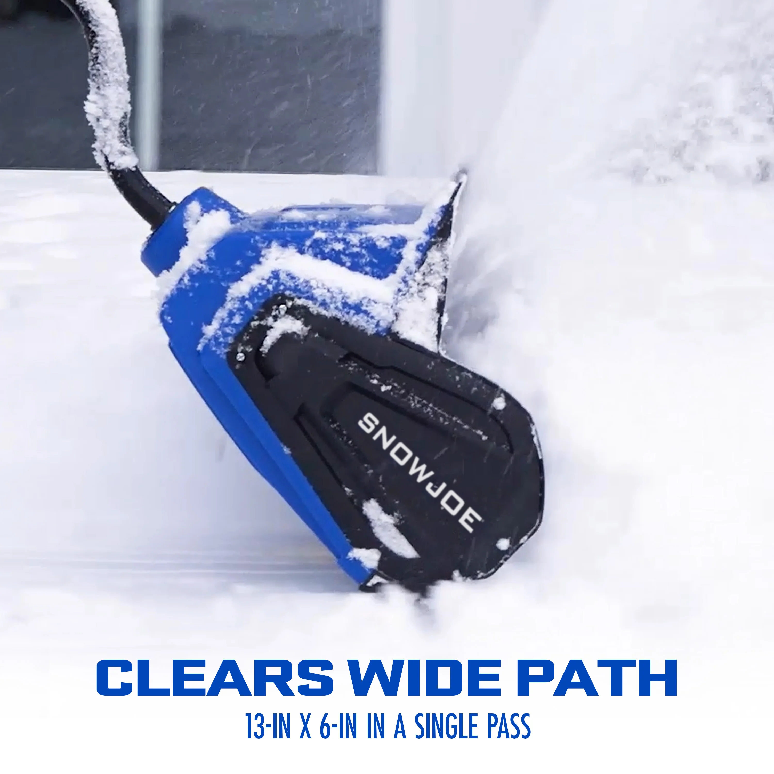 Snow Joe 24-Volt* IONMAX Cordless Snow Shovel Bundle | 13-Inch | W/ 5.0-Ah Battery, Charger, 2 x Battery Holders, and Cover - Image 7