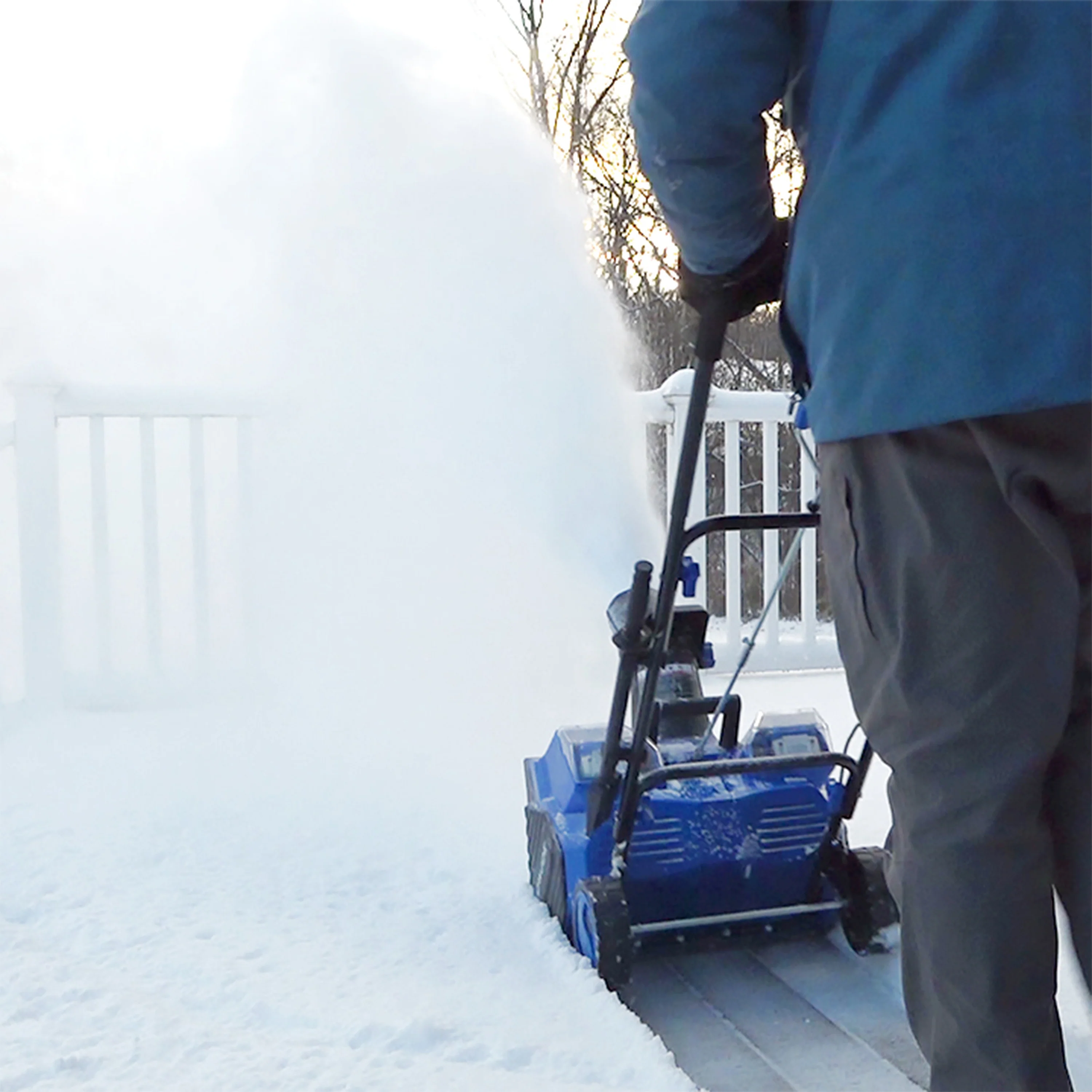 Snow Joe 48-Volt* IONMAX Cordless Snow Blower Kit | 18-Inch | W/ 2 x 5.0-Ah Batteries and Charger - Image 8