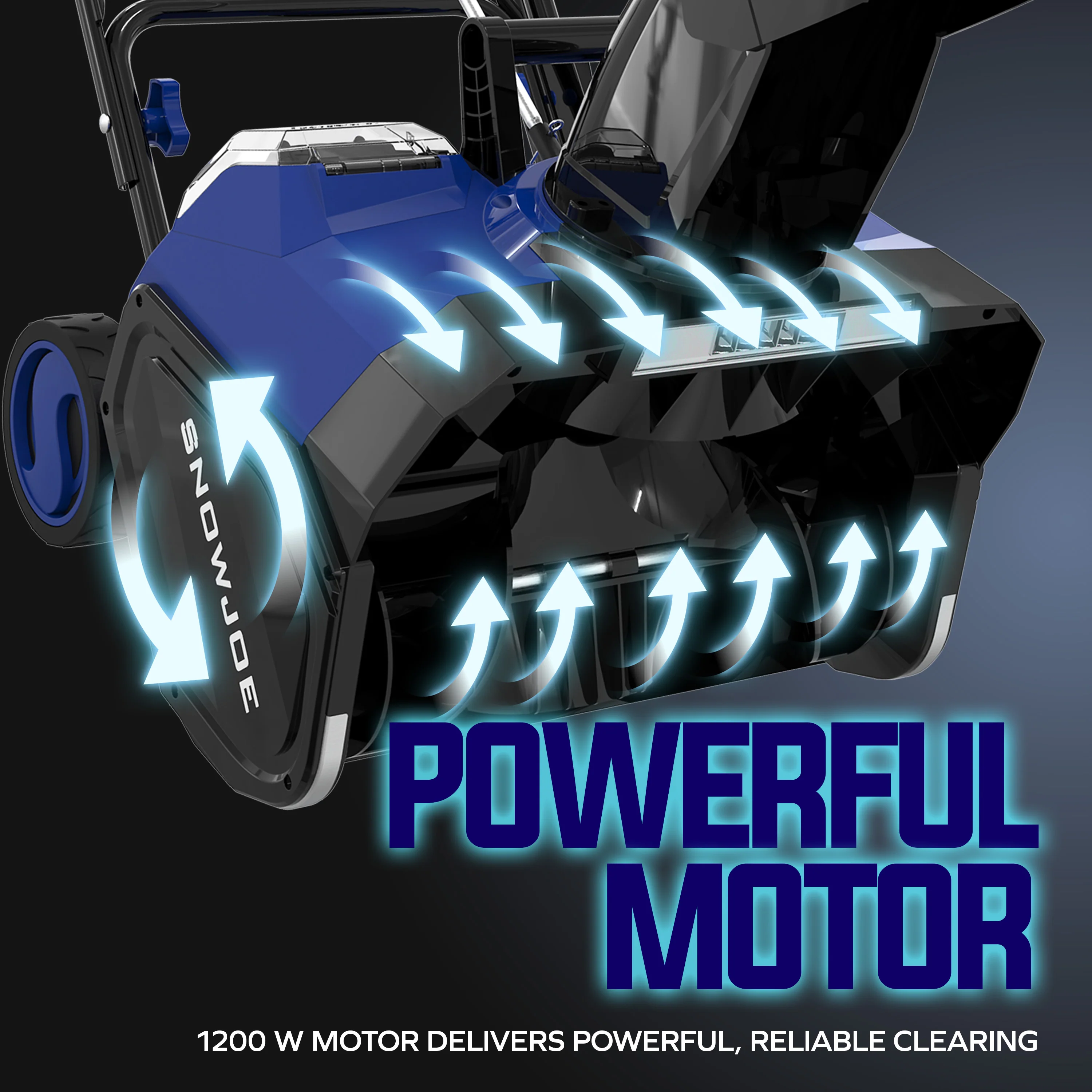 Snow Joe 24V-X2-SB18-GO 48-Volt* IONMAX Cordless Snow Blower Kit | 18-Inch | W/ 2 x 4.0-Ah Batteries + Charger - Image 4