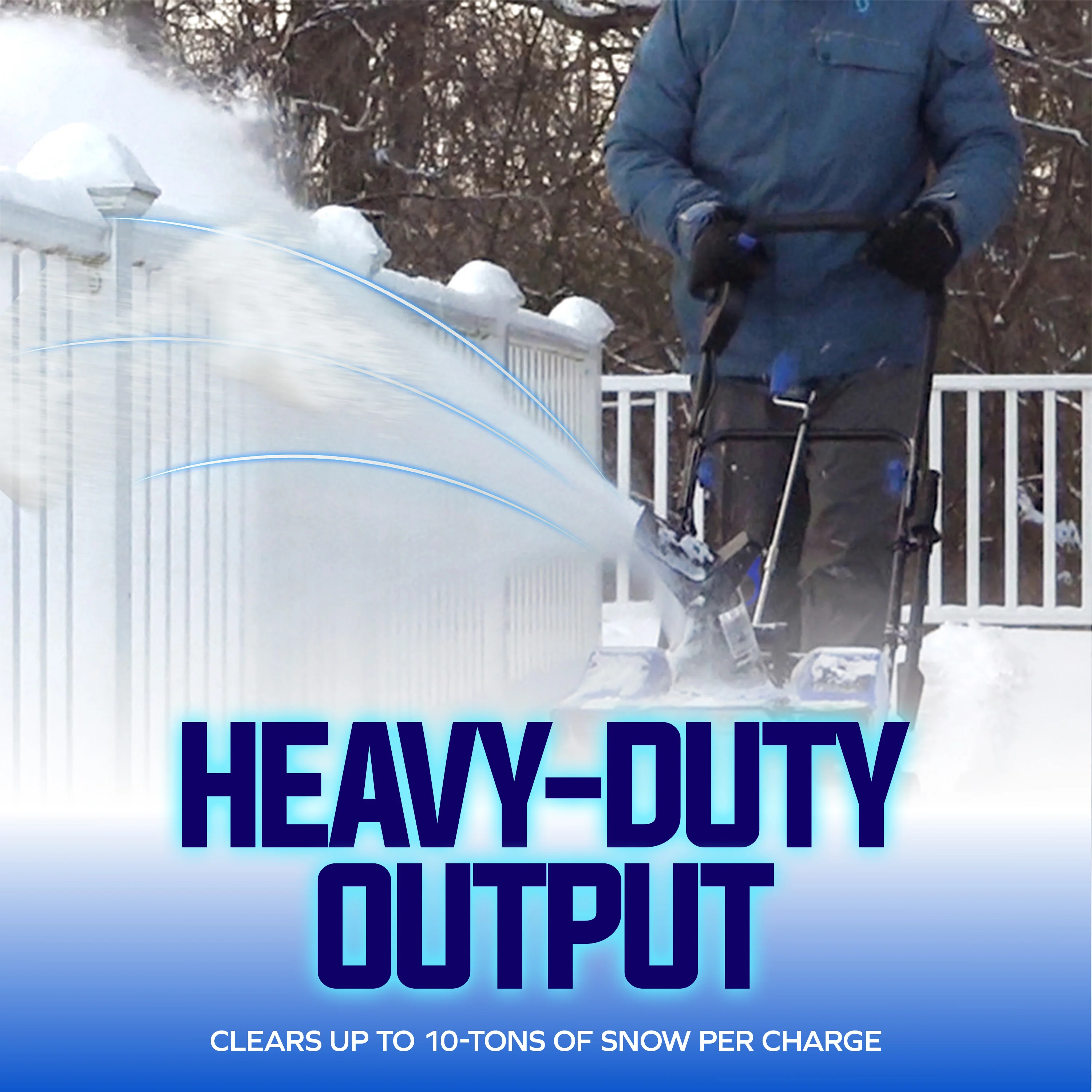 Snow Joe 24V-X2-SB18-GO 48-Volt* IONMAX Cordless Snow Blower Kit | 18-Inch | W/ 2 x 4.0-Ah Batteries + Charger - Image 5