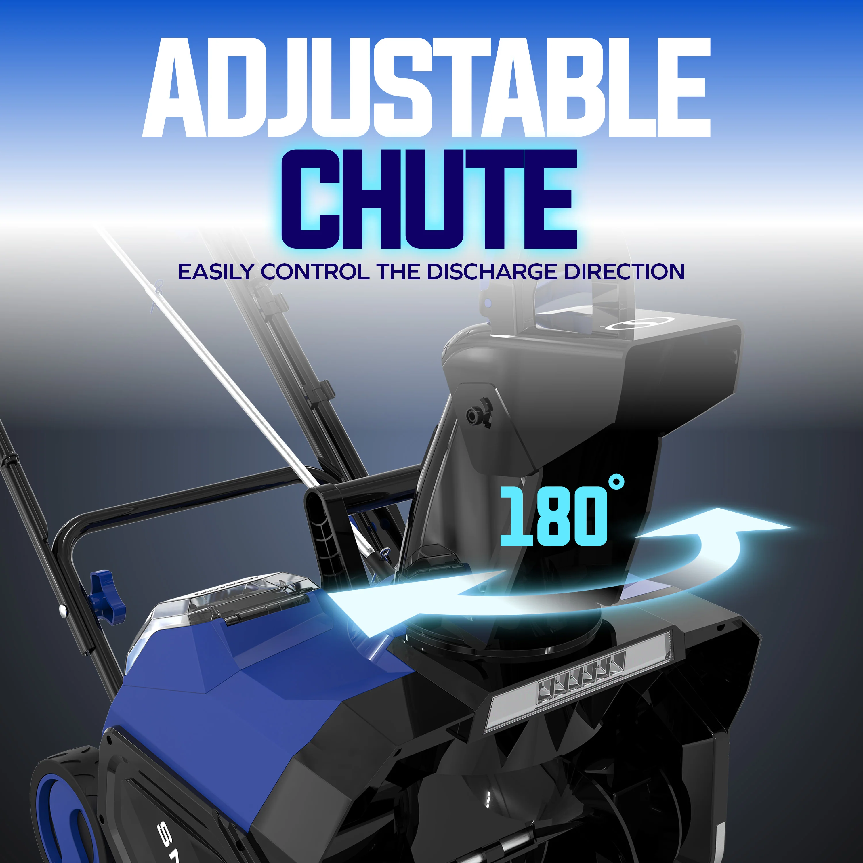 Snow Joe 24V-X2-SB18-GO 48-Volt* IONMAX Cordless Snow Blower Kit | 18-Inch | W/ 2 x 4.0-Ah Batteries + Charger - Image 6