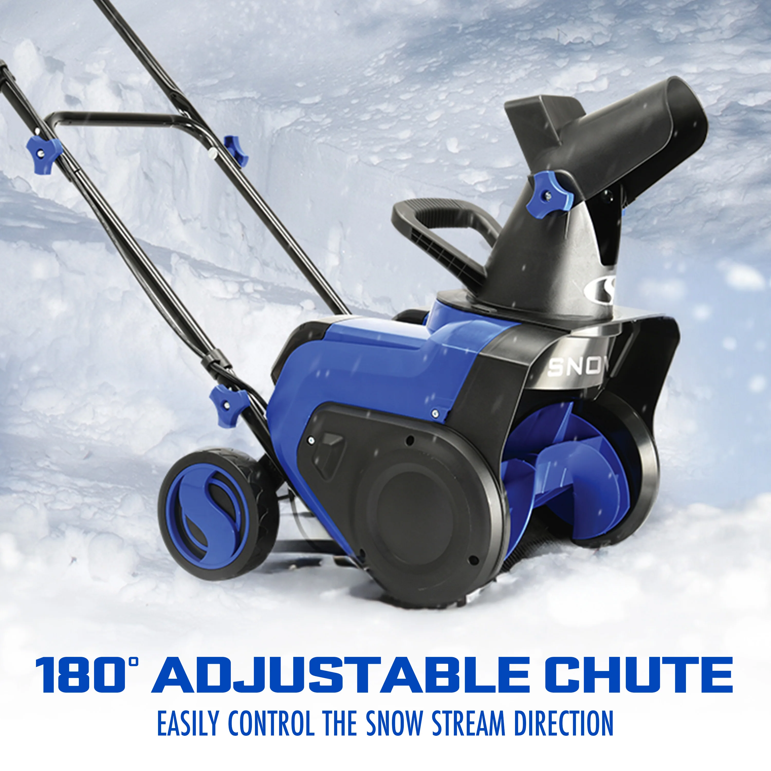 Snow Joe 24V-X2-SB15 48-Volt* IONMAX Cordless Single-Stage Snow Blower Kit | 15-inch | Brushless 750W Motor | W/ 2 x 4.0-Ah Batteries + Charger - Image 5