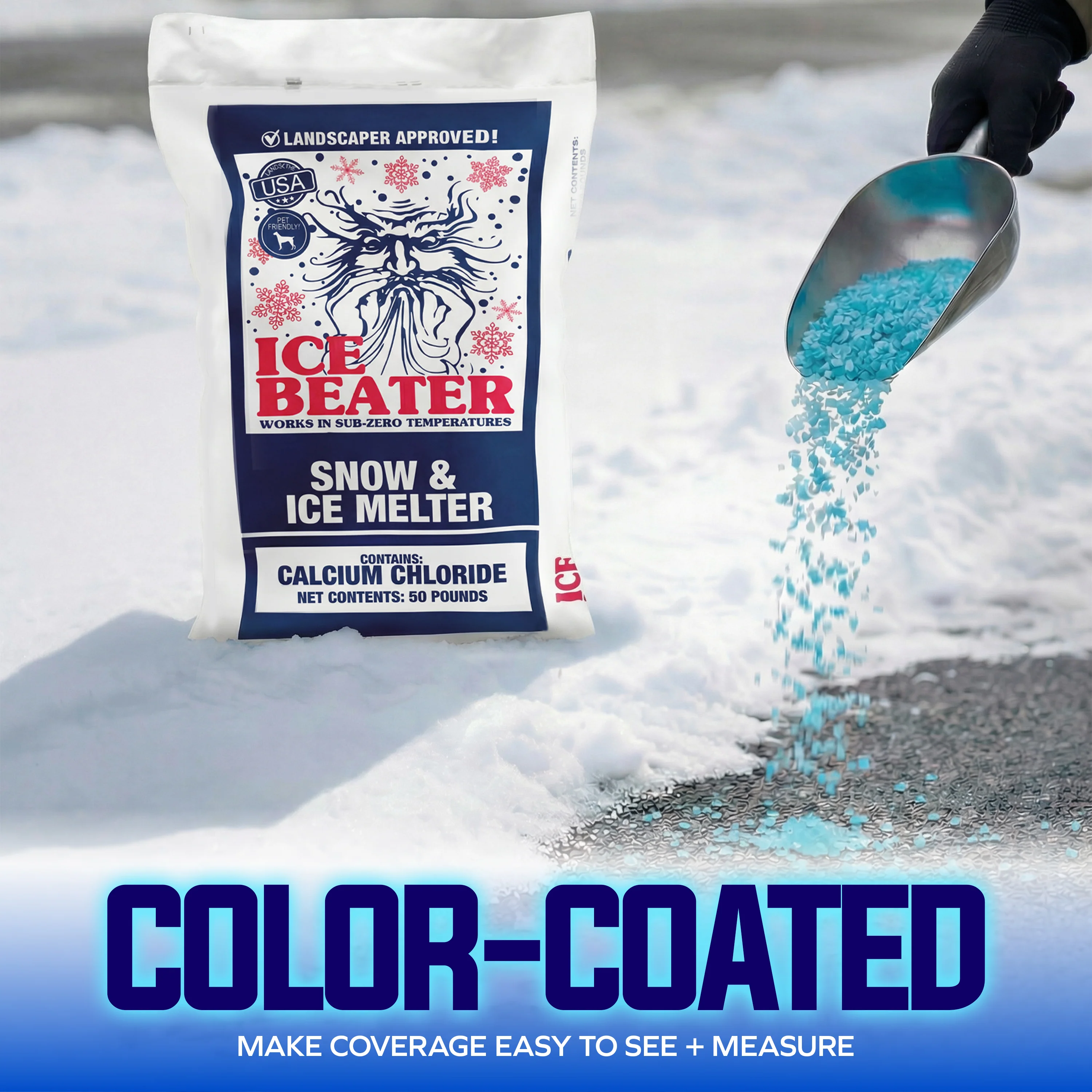 Snow Joe Ice Beater Snow & Ice Melter | Pet Friendly | Works In Sub-zero Temperatures | 50-Lb. Bag - Image 7