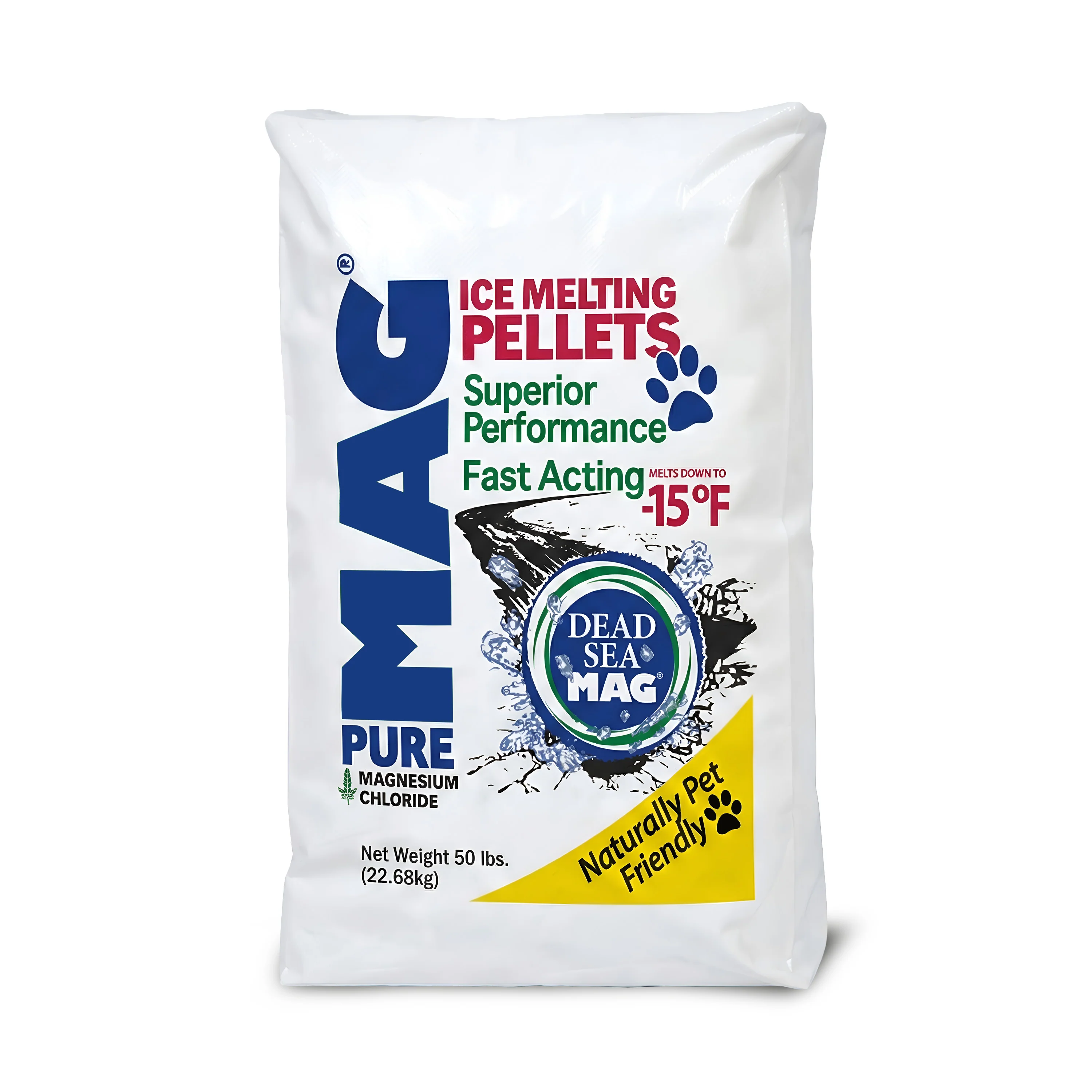Snow Joe Dead Sea Magnesium Chloride Flakes | Pet-and-Paw Friendly | 100% Pure & Natural | 50-Lbs. - Image 2