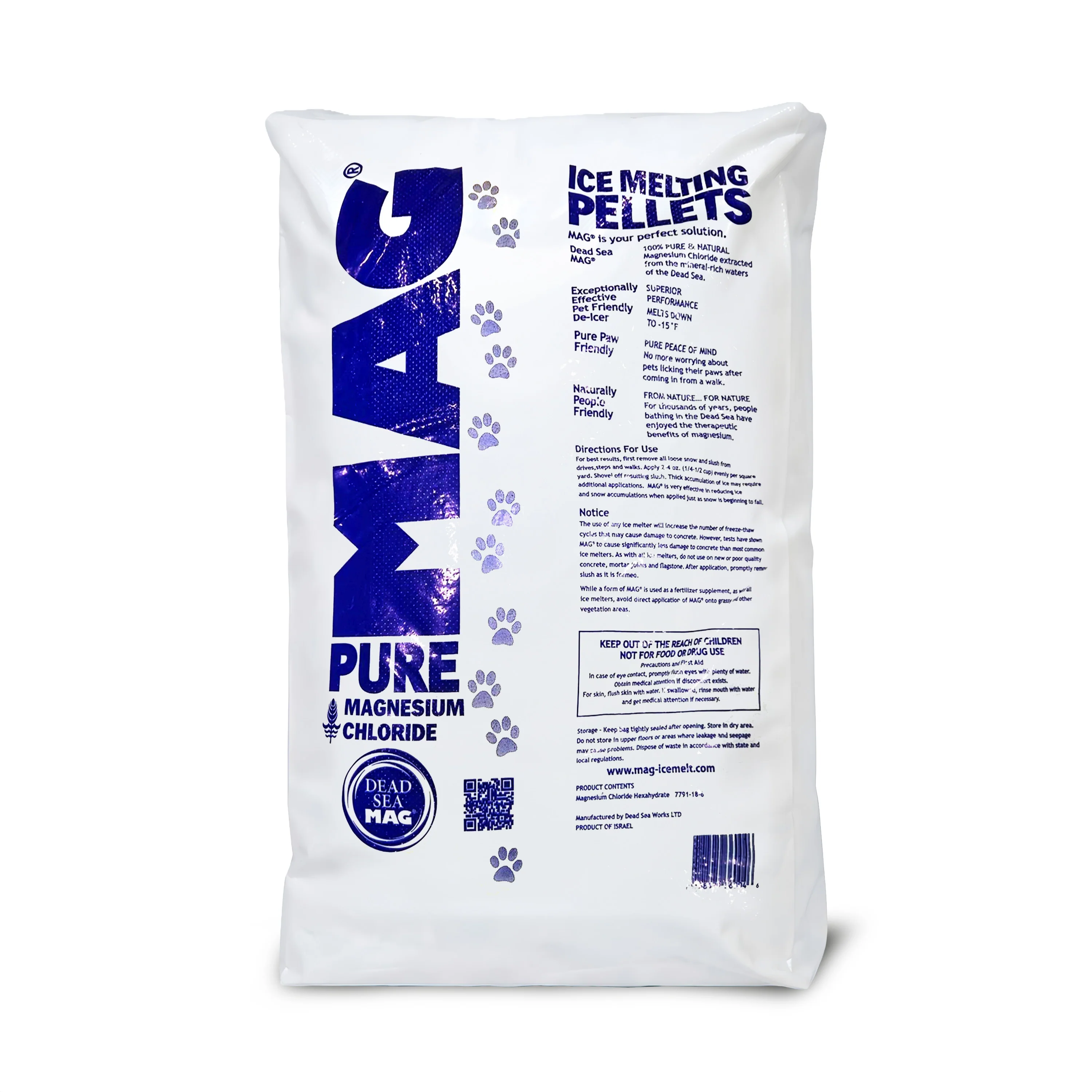 Snow Joe Dead Sea Magnesium Chloride Flakes | Pet-and-Paw Friendly | 100% Pure & Natural | 50-Lbs. - Image 3