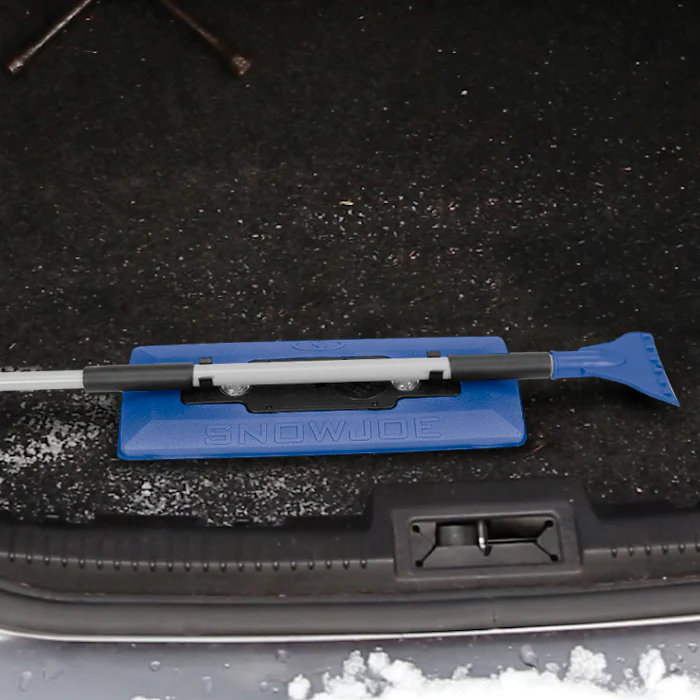 Snow Joe SJBLZD-LED 4-In-1 Telescoping Snow Broom + Ice Scraper | 18-Inch Foam Head | Headlights (Blue) - Image 12