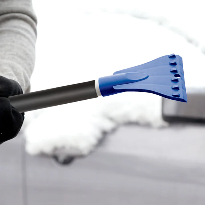 Snow Joe SJBLZD-LED 4-In-1 Telescoping Snow Broom + Ice Scraper | 18-Inch Foam Head | Headlights (Blue) - Image 15