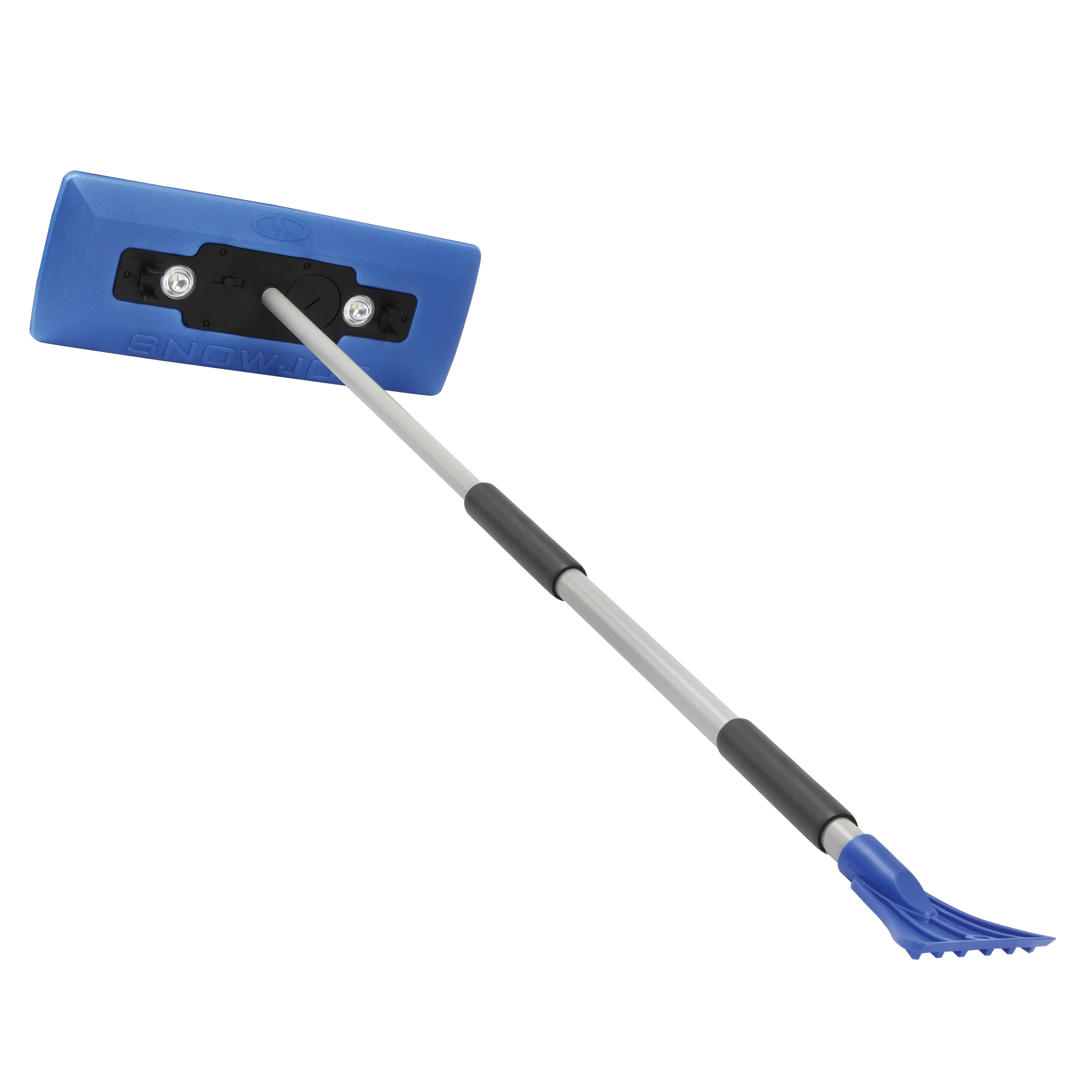 Snow Joe SJBLZD-LED 4-In-1 Telescoping Snow Broom + Ice Scraper | 18-Inch Foam Head | Headlights (Blue) - Image 23