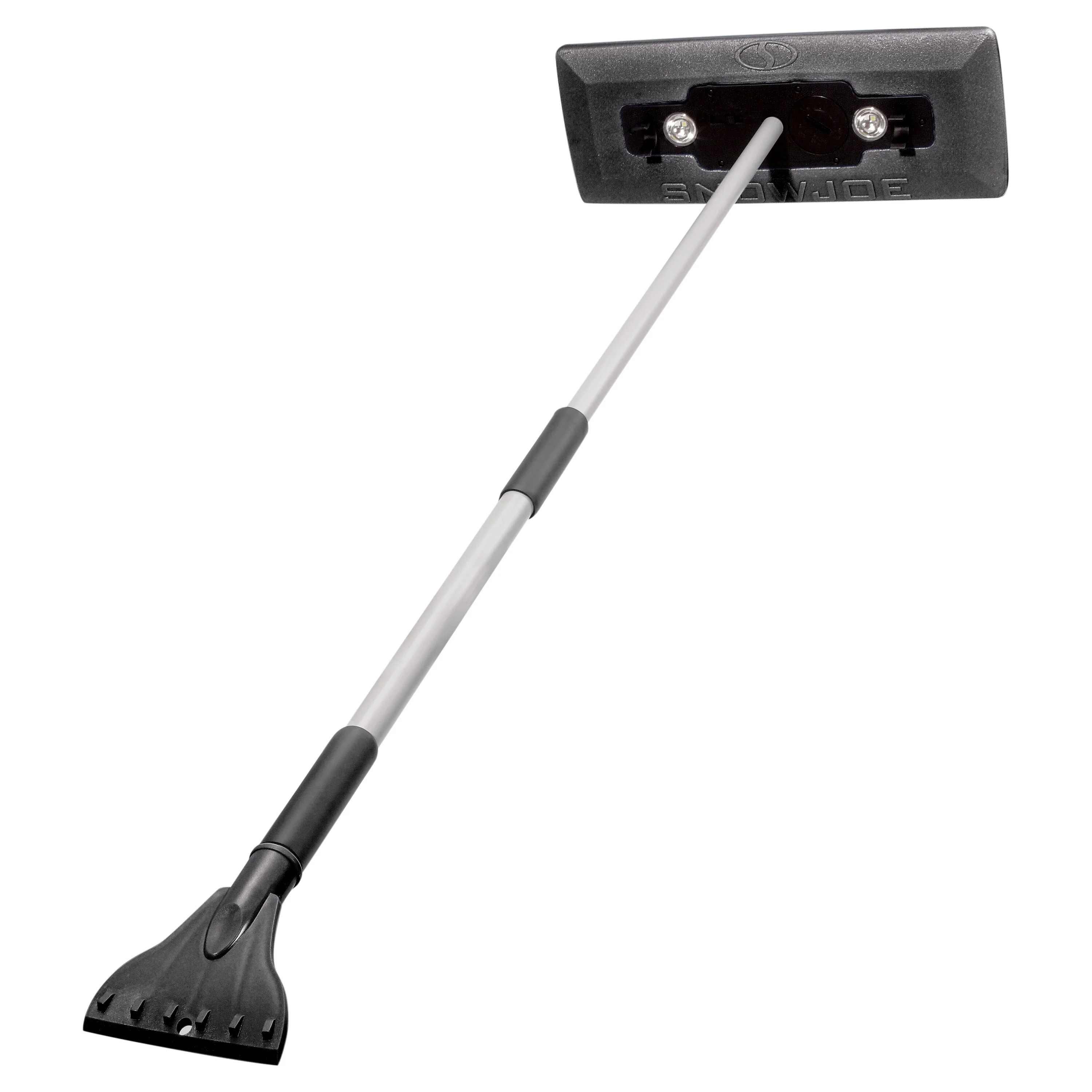 Snow Joe SJBLZD-LED-BLK 4-In-1 Telescoping Snow Broom + Ice Scraper | 18-Inch Foam Head | Headlights (Black) - Image 25