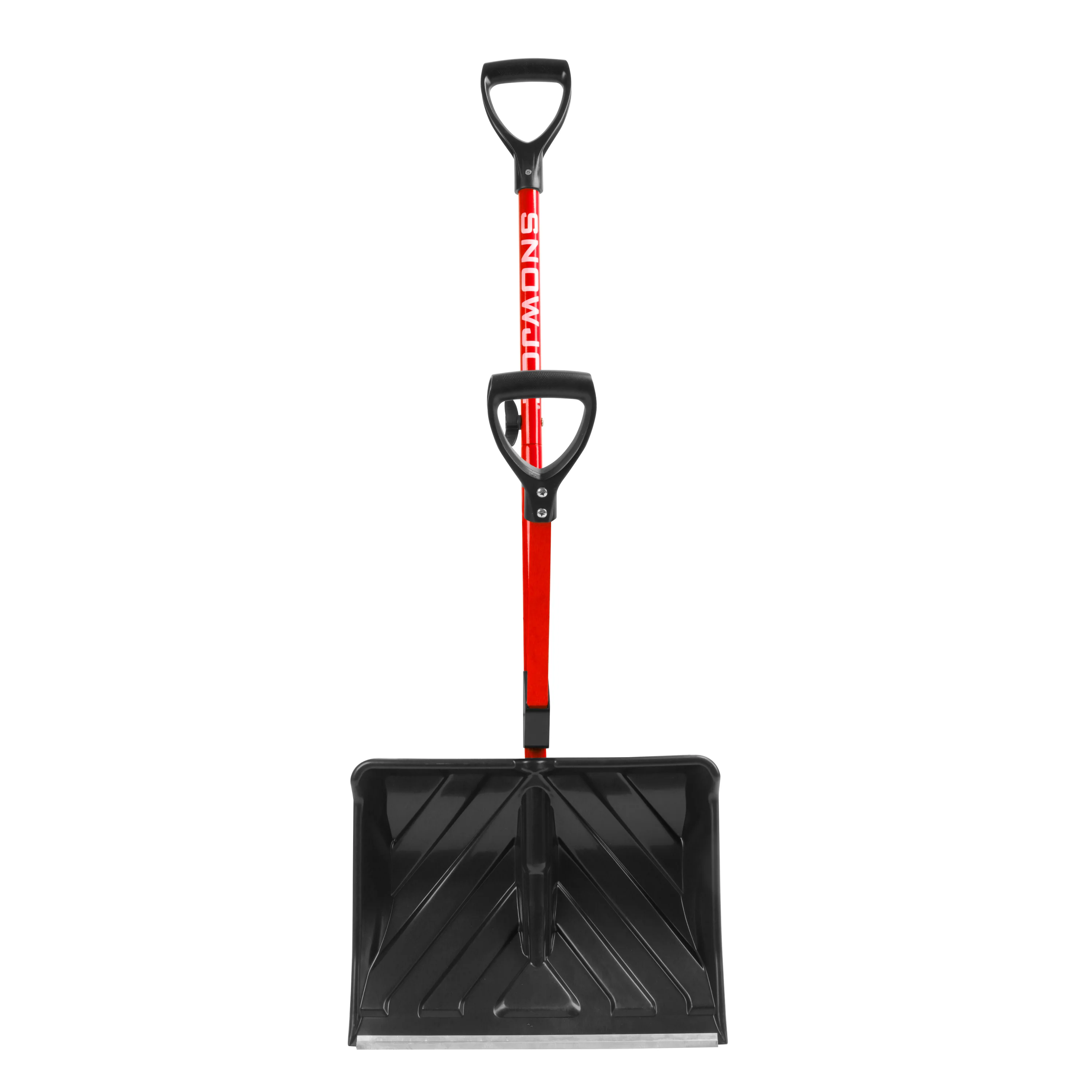 Snow Joe SJ-SHLV01-RED Shovelution Strain-Reducing Snow Shovel | Spring Assisted Handle - Image 2