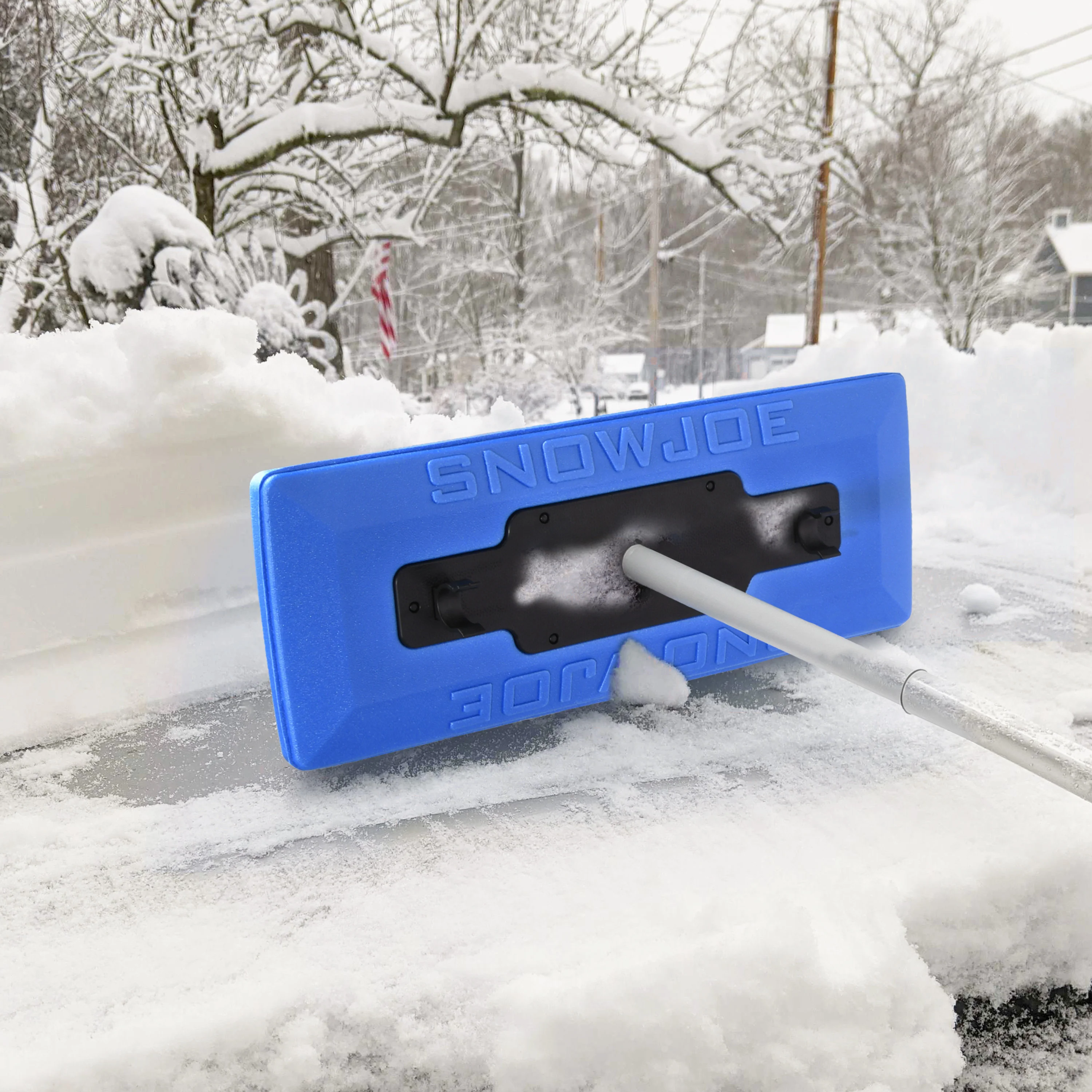 Snow Joe SJBLZD-PRX The Original 2-In-1 Telescoping Snow Broom + Ice Scraper PRX Edition | No-Scratch Foam Head, Closed Cell Foam for No Water Absorption | 18-Inch Foam Head - Image 16