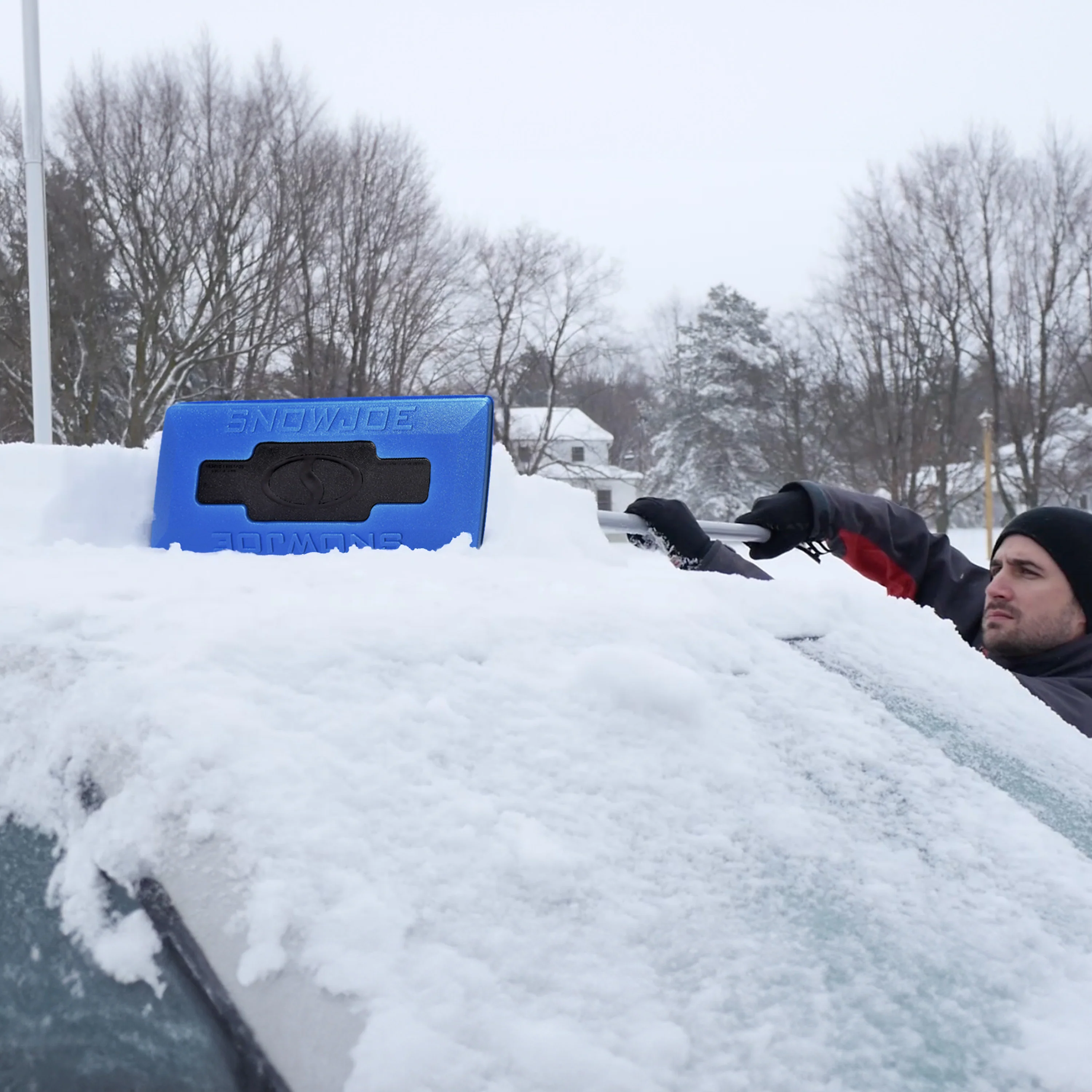 Snow Joe SJBLZD-PRX The Original 2-In-1 Telescoping Snow Broom + Ice Scraper PRX Edition | No-Scratch Foam Head, Closed Cell Foam for No Water Absorption | 18-Inch Foam Head - Image 18