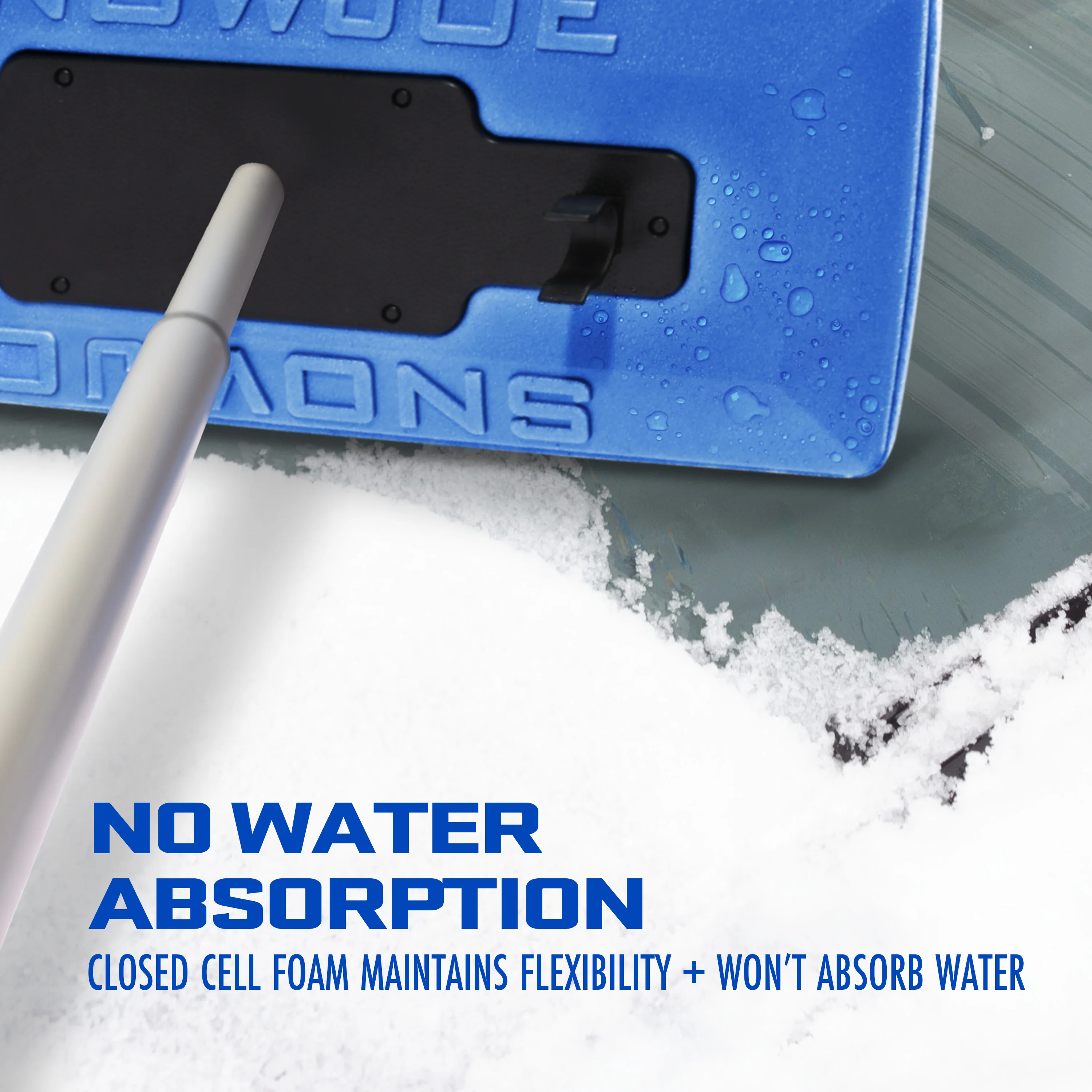 Snow Joe SJBLZD-PRX The Original 2-In-1 Telescoping Snow Broom + Ice Scraper PRX Edition | No-Scratch Foam Head, Closed Cell Foam for No Water Absorption | 18-Inch Foam Head - Image 6