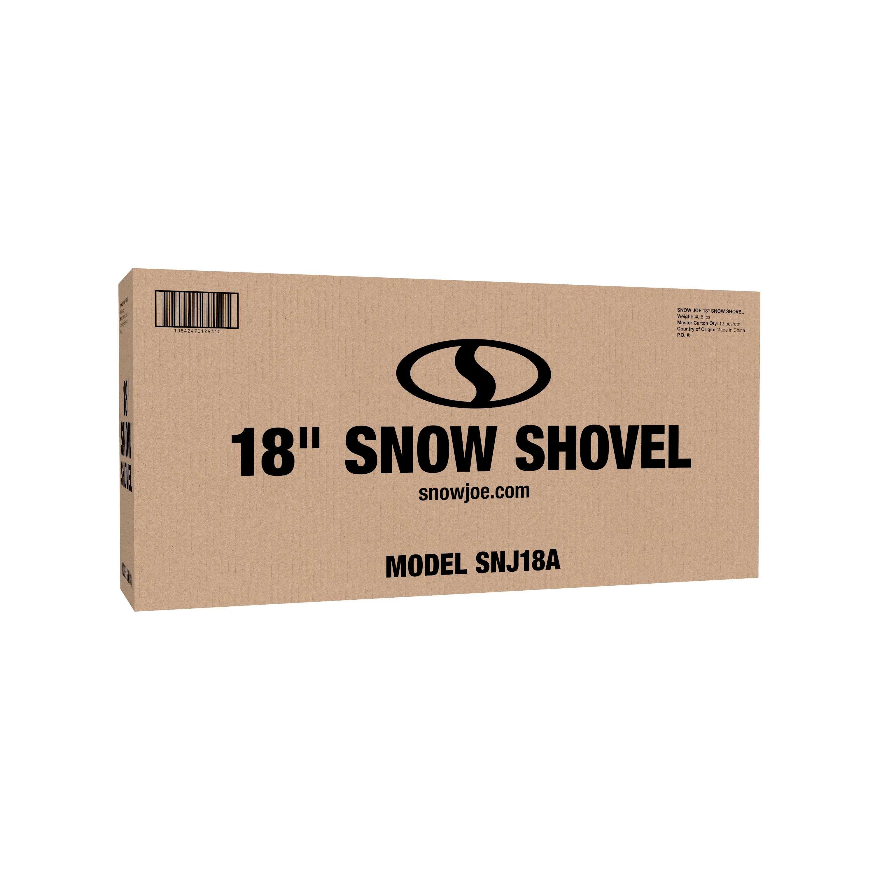 Snow Joe SNJ18A Heavy-Duty 18-Inch Aluminum Snow Shovel | w/ Steel Wear Strip & D-Grip Handle | Rust-Proof | Retail Ready (Blue) - Image 2
