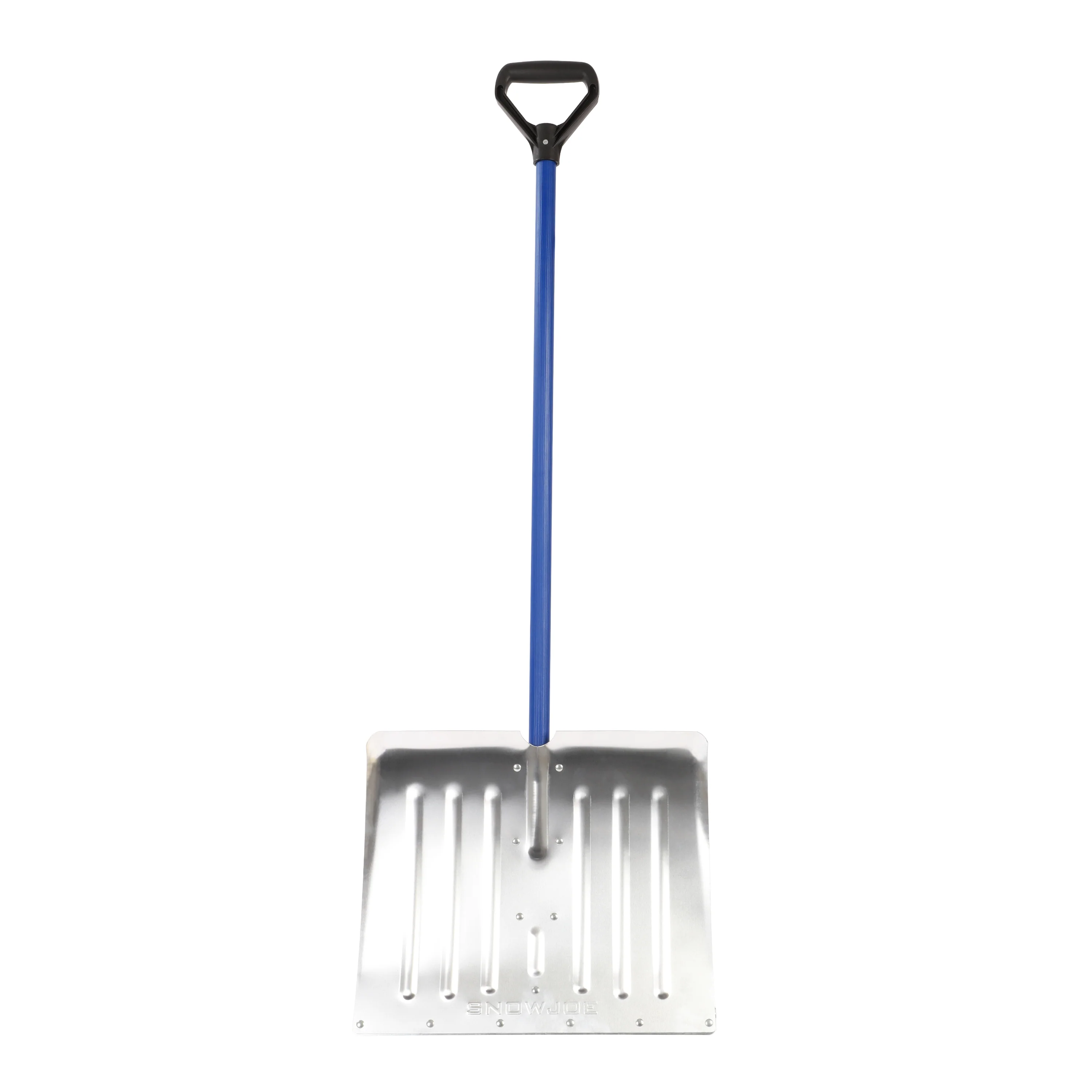 Snow Joe SNJ18A Heavy-Duty 18-Inch Aluminum Snow Shovel | w/ Steel Wear Strip & D-Grip Handle | Rust-Proof | Retail Ready (Blue) - Image 3
