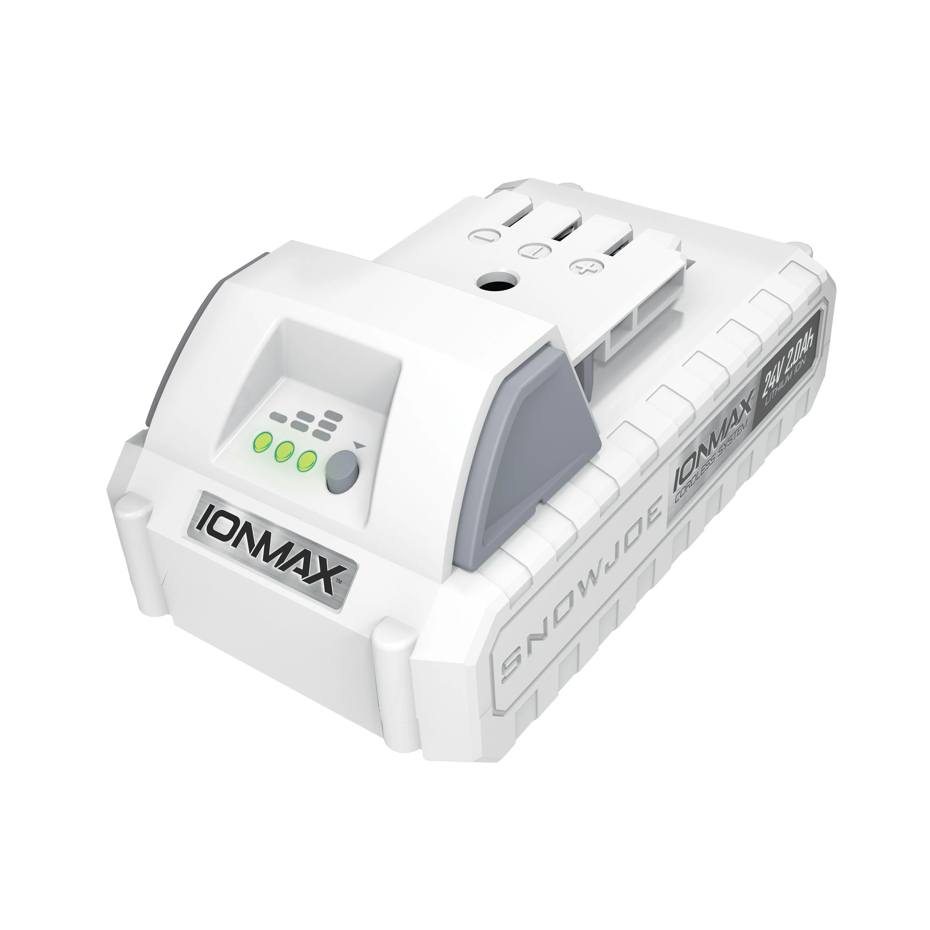 Snow Joe + Sun Joe CERTIFIED AUTHENTIC 24-Volt* IONMAX Battery Bundle | 2 x 2.0-Ah Lithium-ion Batteries - Image 7