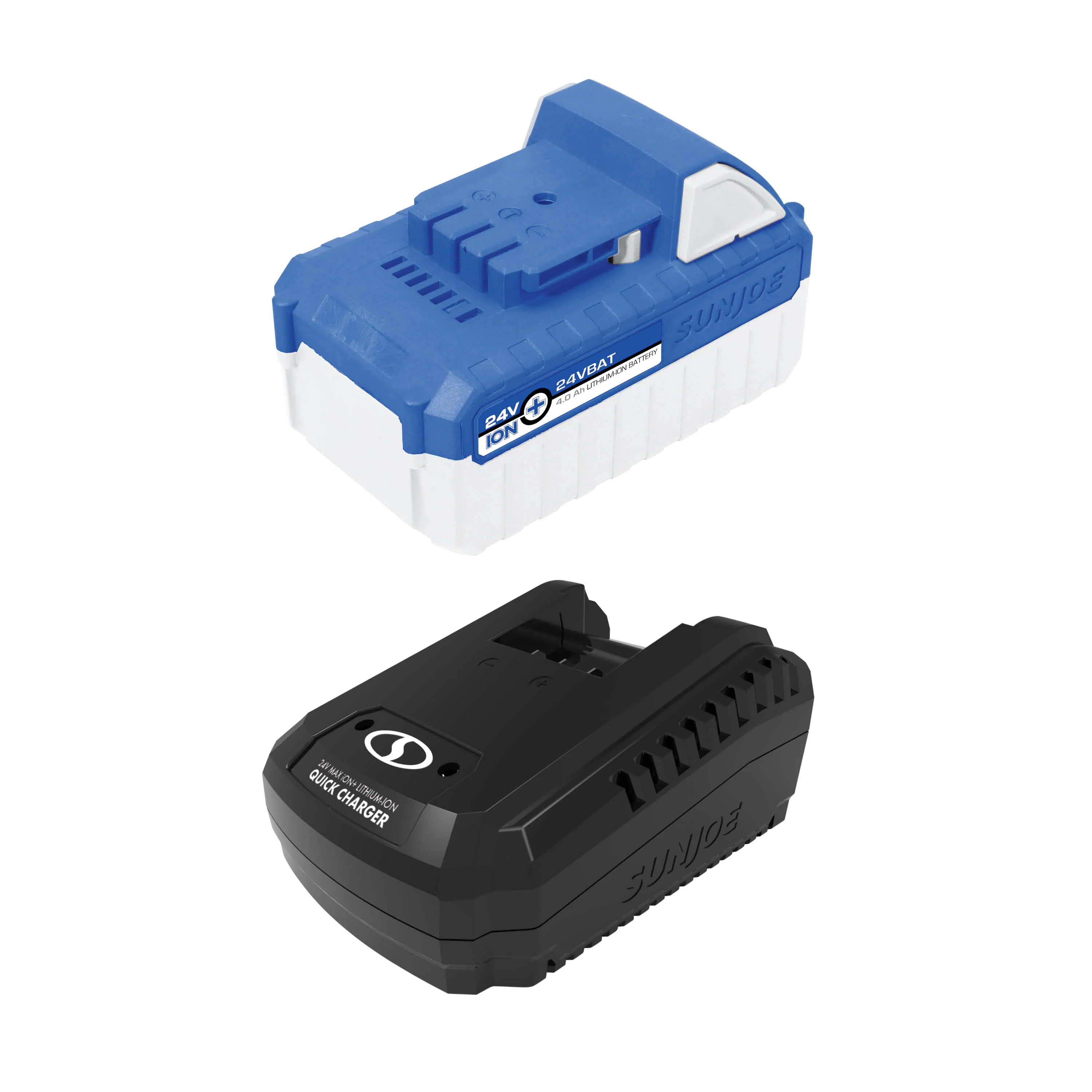 Snow Joe + Sun Joe CERTIFIED AUTHENTIC 24-Volt* IONMAX Starter Kit | W/ 4.0-Ah Battery + Quick Charger