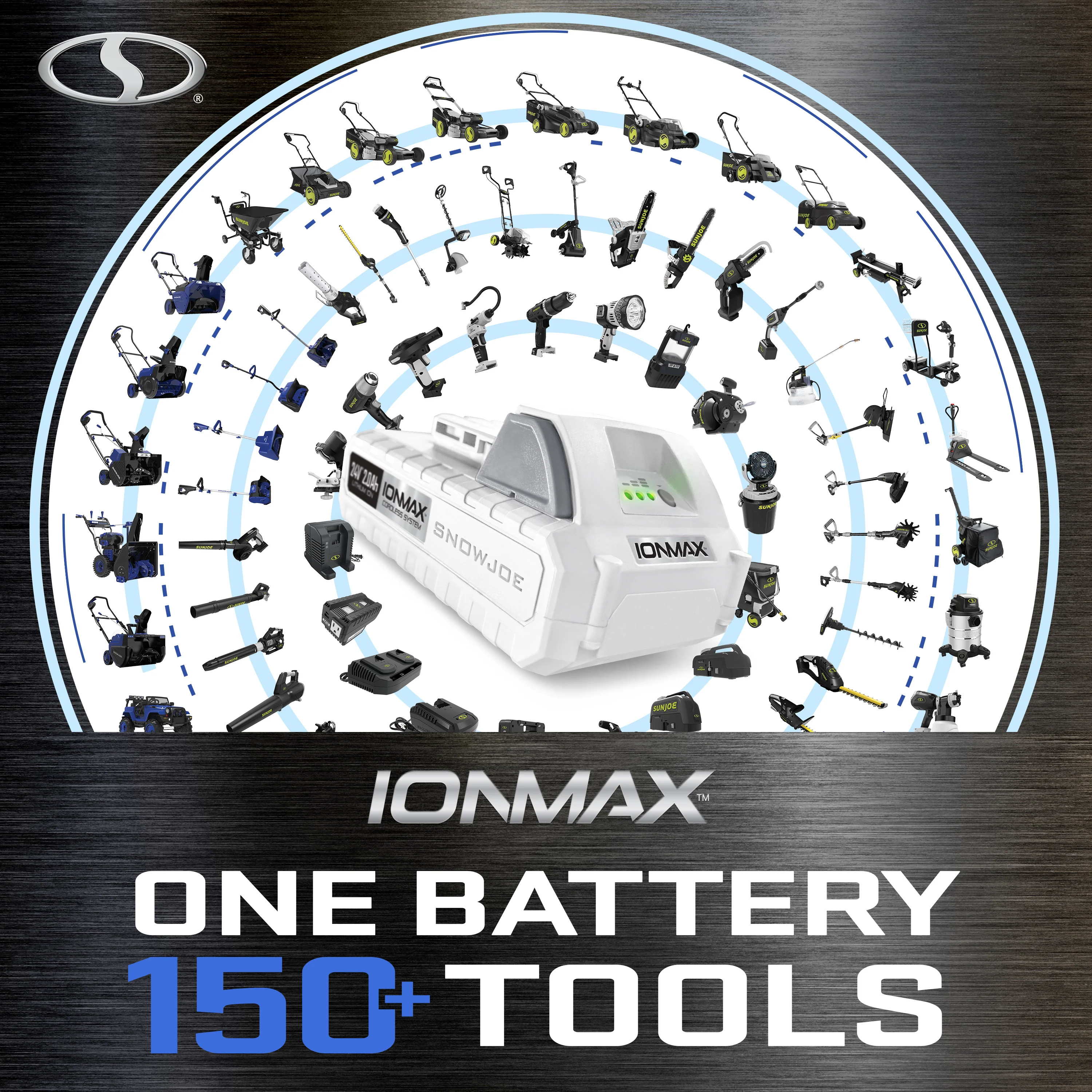 Snow Joe + Sun Joe CERTIFIED AUTHENTIC 24-Volt* Starter Kit | W/ 2 x 5.0-Ah Batteries + Dual Port Charger - Image 2