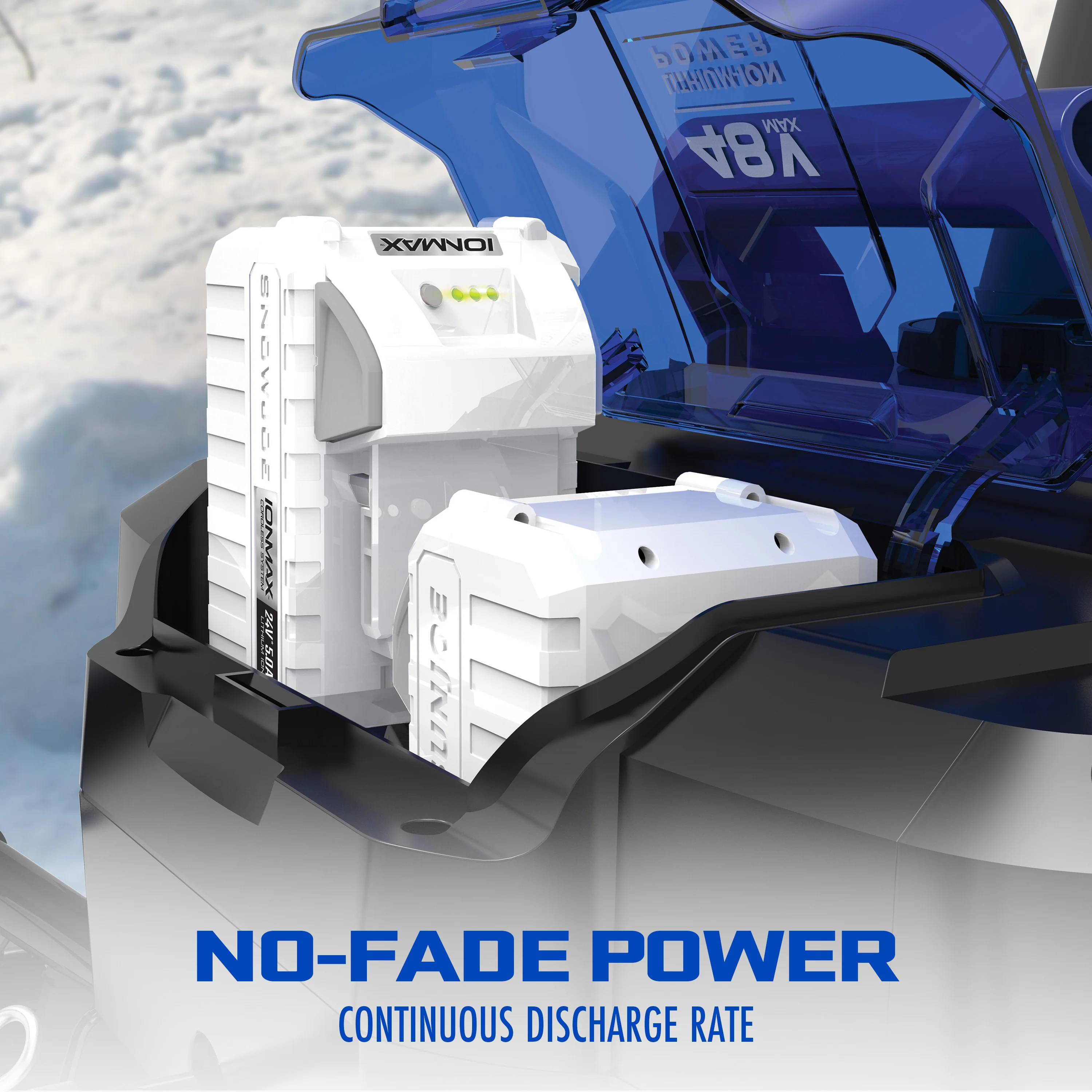 Snow Joe + Sun Joe CERTIFIED AUTHENTIC 24-Volt* Starter Kit | W/ 2 x 5.0-Ah Batteries + Dual Port Charger - Image 7