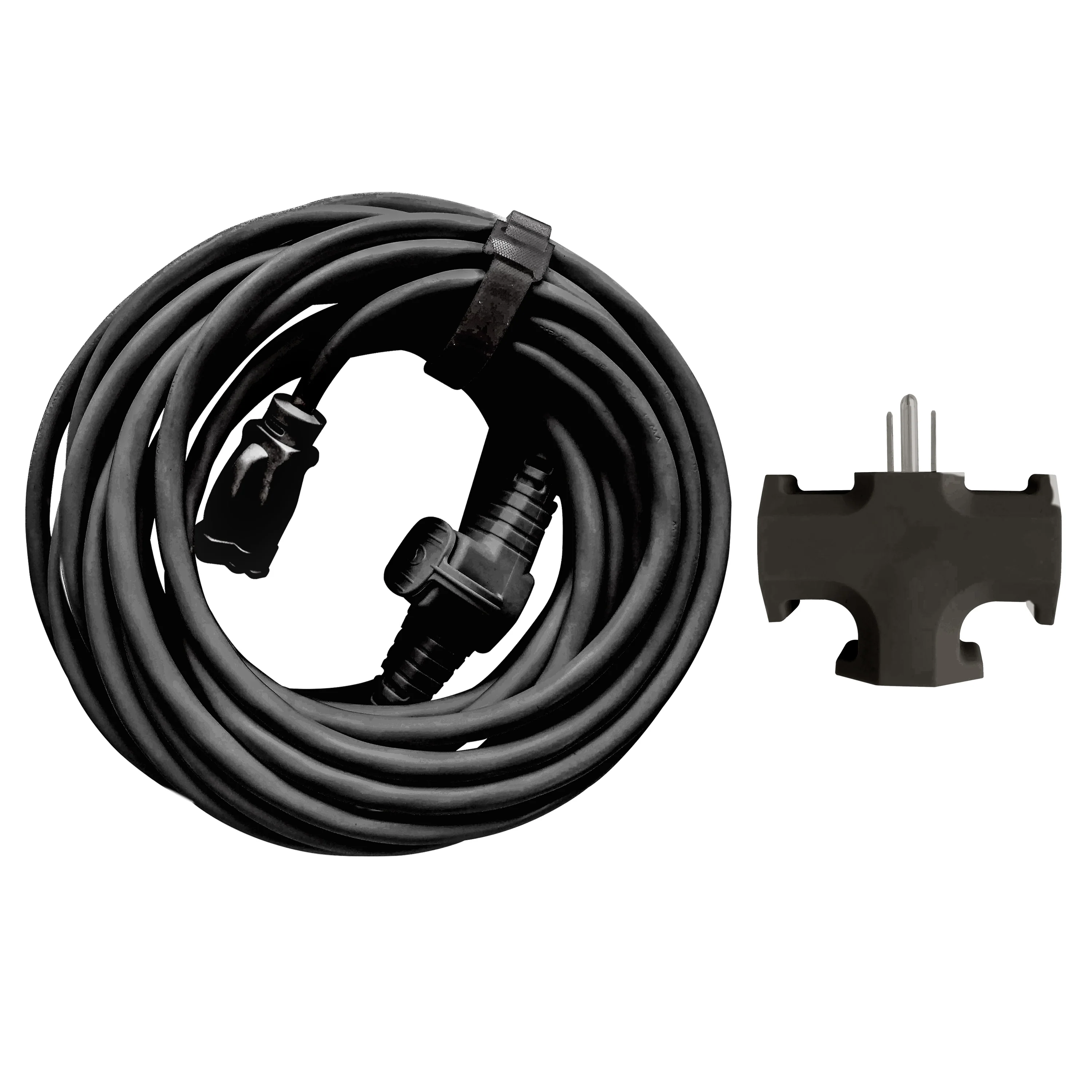 Snow Joe + Sun Joe PJEXT25MO-BLK Indoor + Outdoor Extension Cord | 25-Foot | Cord Connect Adapter | Black - Image 2