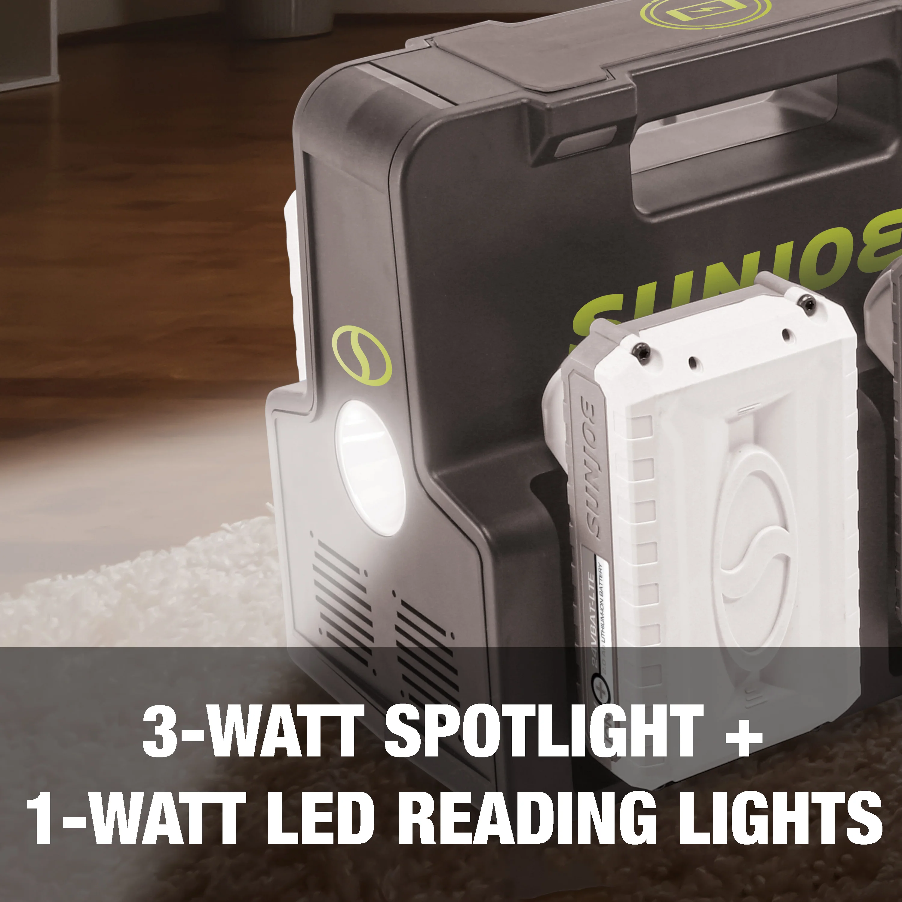 Snow Joe + Sun Joe CERTIFIED AUTHENTIC Ultimate 24-Volt* Charging Bundle | Power Station + 2 x 4.0-Ah Batteries - Image 10