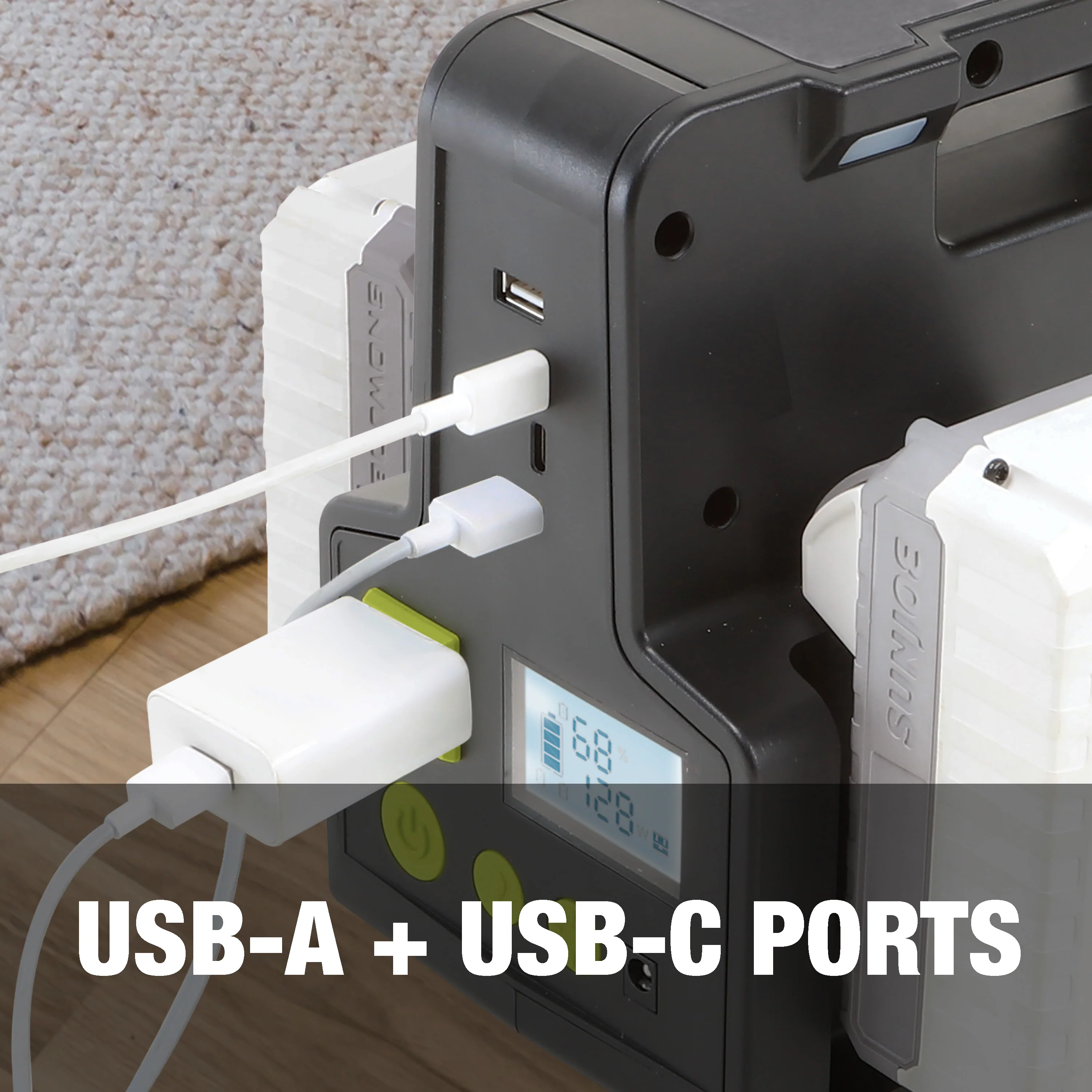 Snow Joe + Sun Joe CERTIFIED AUTHENTIC Ultimate 24-Volt* Charging Bundle | Power Station + 2 x 4.0-Ah Batteries - Image 6
