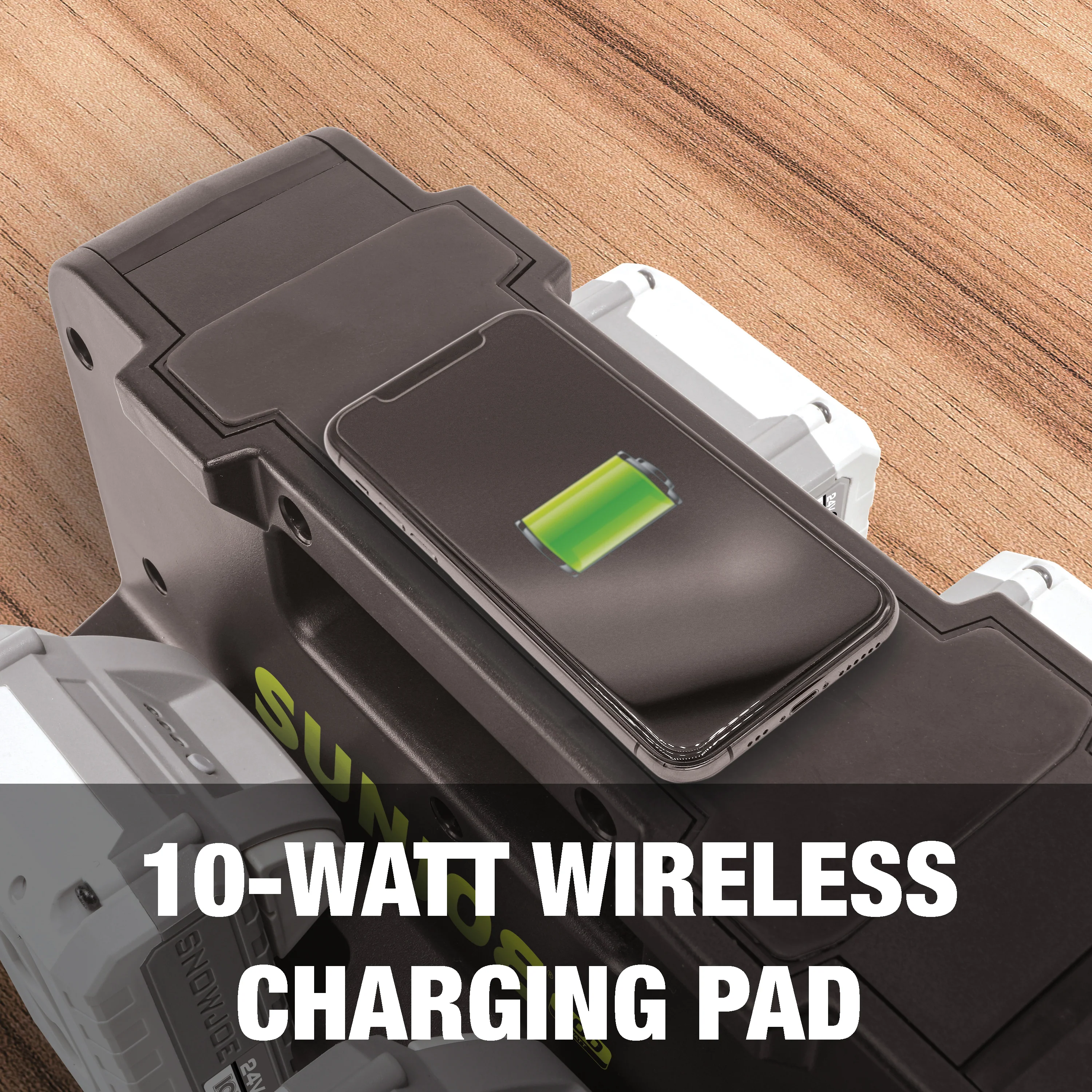 Snow Joe + Sun Joe CERTIFIED AUTHENTIC Ultimate 24-Volt* Charging Bundle | Power Station + 2 x 4.0-Ah Batteries - Image 9