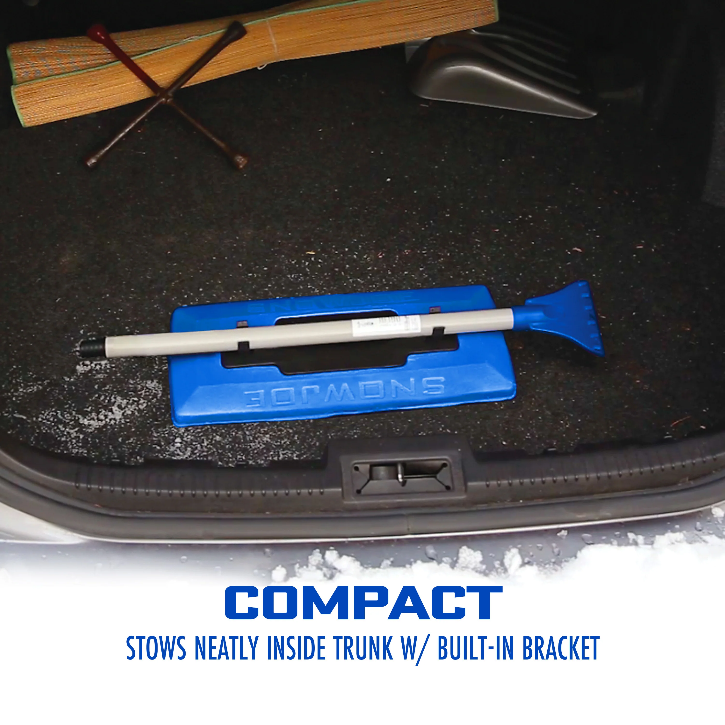 Snow Joe The Original 2-In-1 Telescoping Snow Broom + Ice Scraper | No-Scratch Foam Head, Closed Cell Foam for No Water Absorption | 18-Inch Foam Head - Image 7