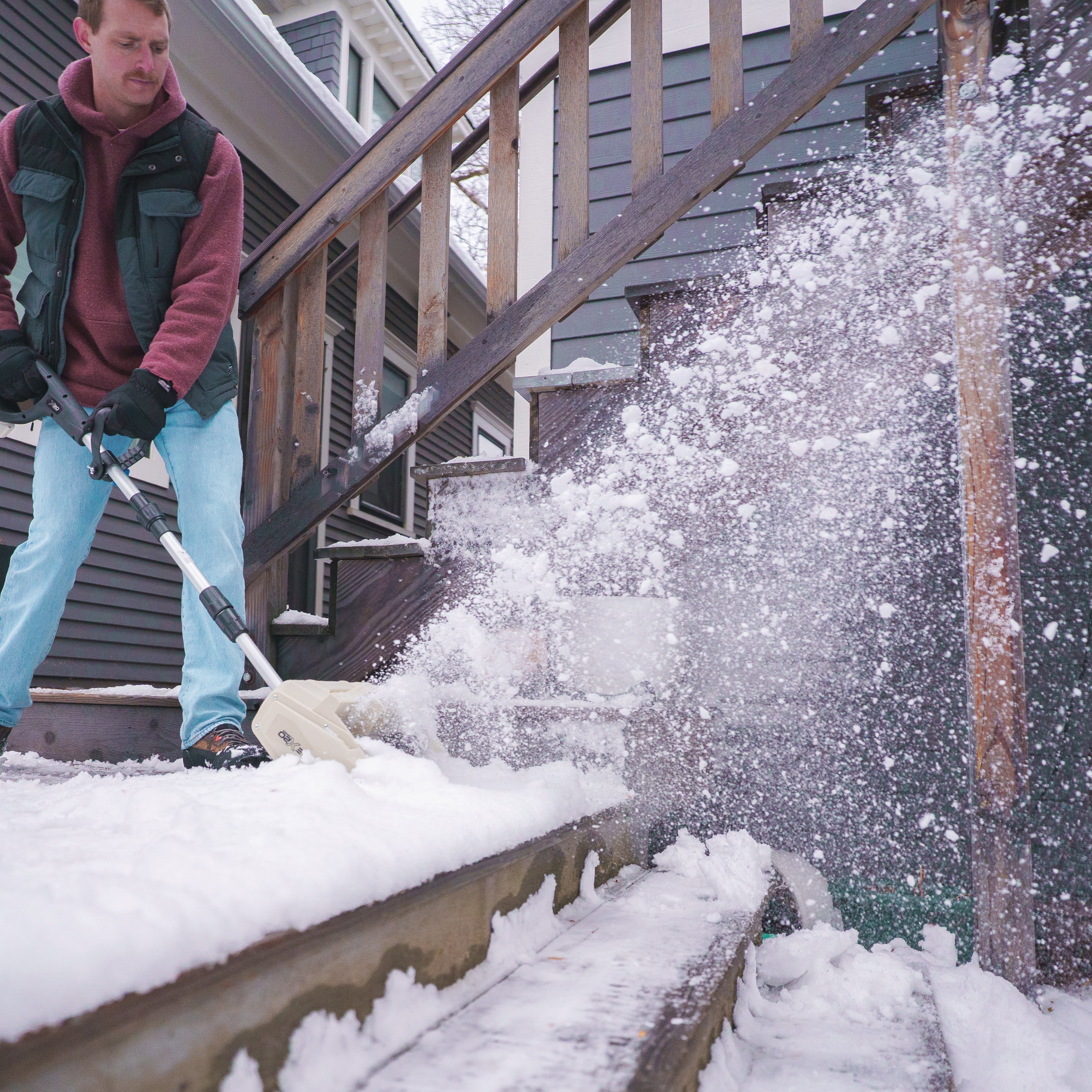 Snow Joe 20-Volt Cordless Snow Shovel Kit | Directional Chute | Brushless Motor | W/ 5.0-Ah Battery + Charger - Image 17