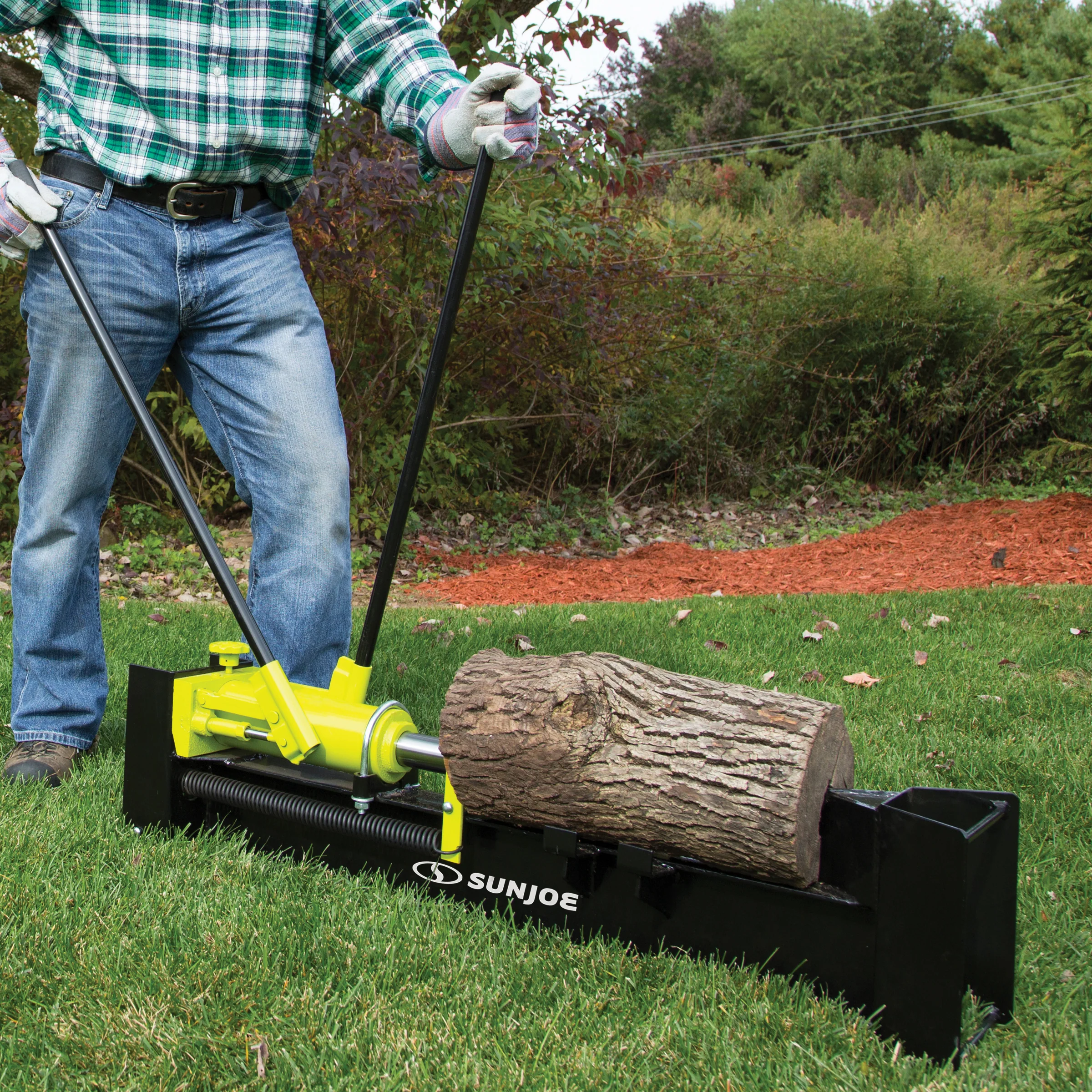 Sun Joe Hydraulic Log Splitter W/ Wheels | 10-Ton | For Logs Up to 18"L x 8"W - Image 12